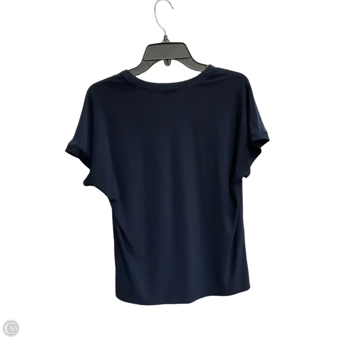 Top Short Sleeve By Anne Klein In Navy, Size: S