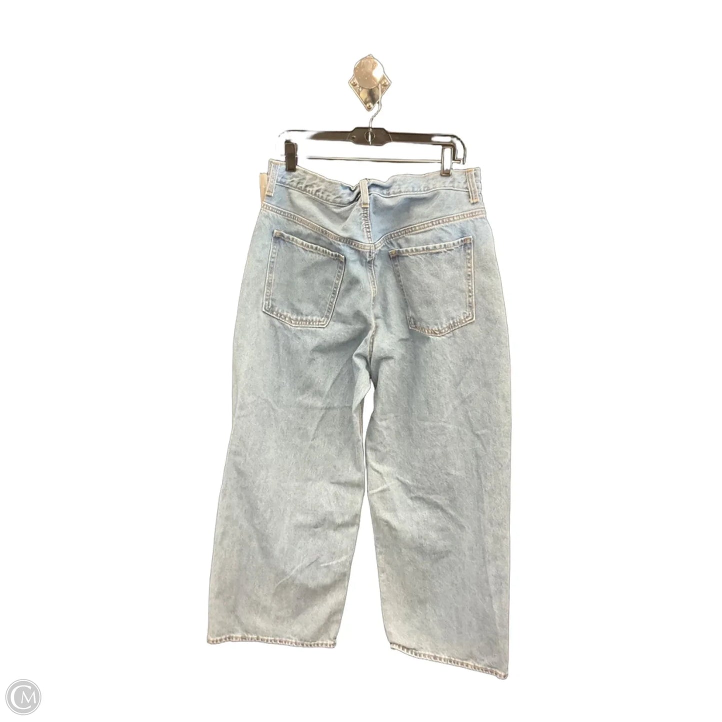 Jeans Wide Leg By Old Navy In Blue Denim, Size: 14