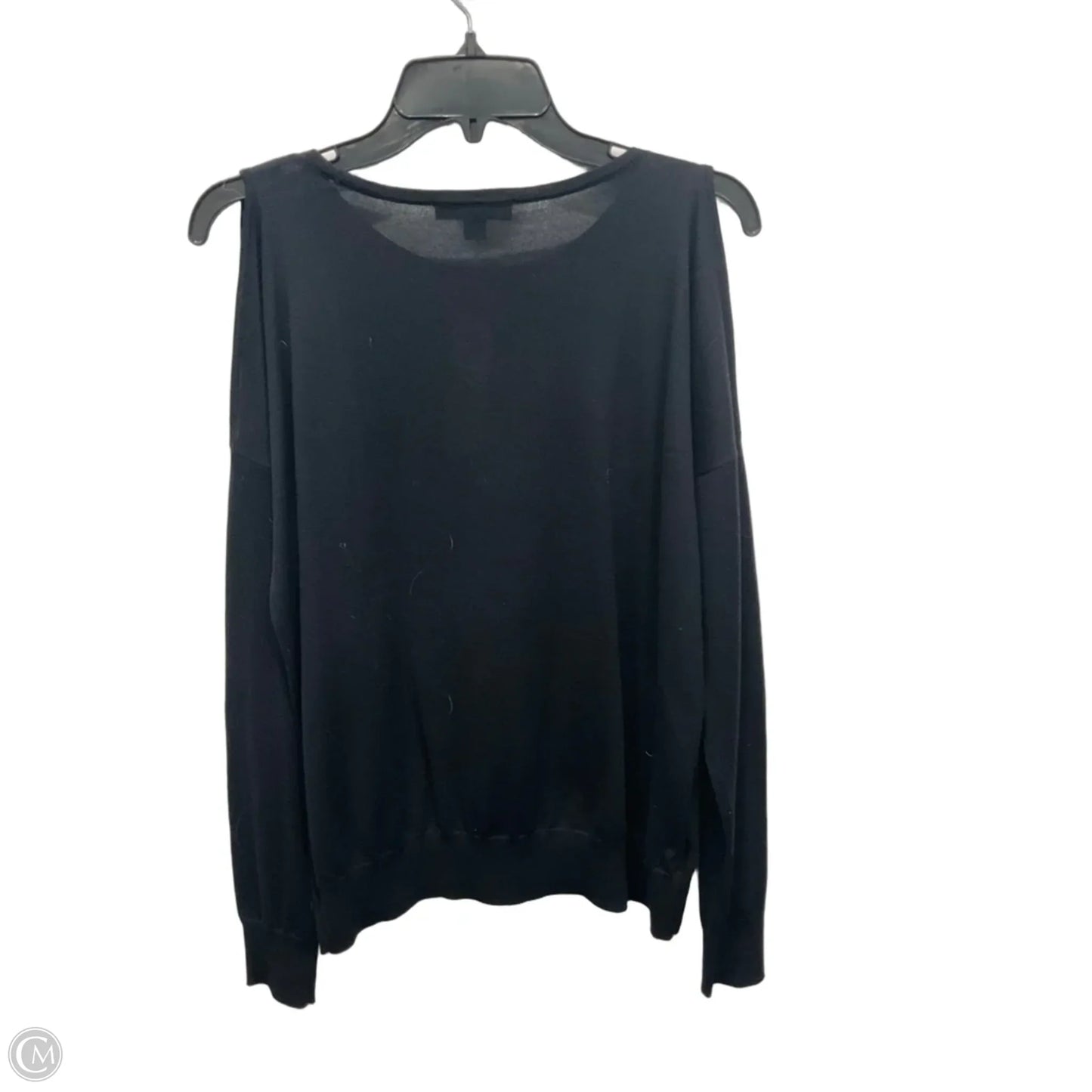 Top Long Sleeve By Ann Taylor In Black, Size: M