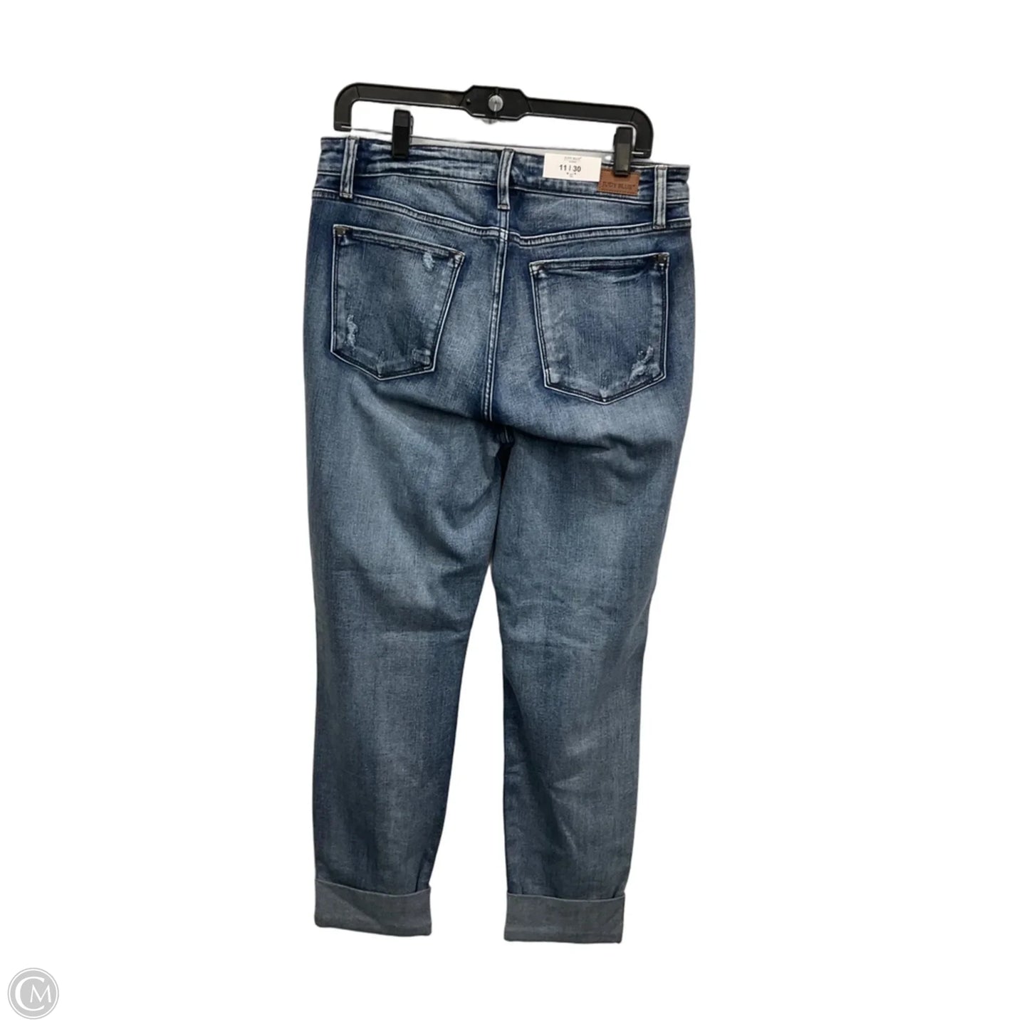 Jeans Straight By Judy Blue In Blue Denim, Size: 8
