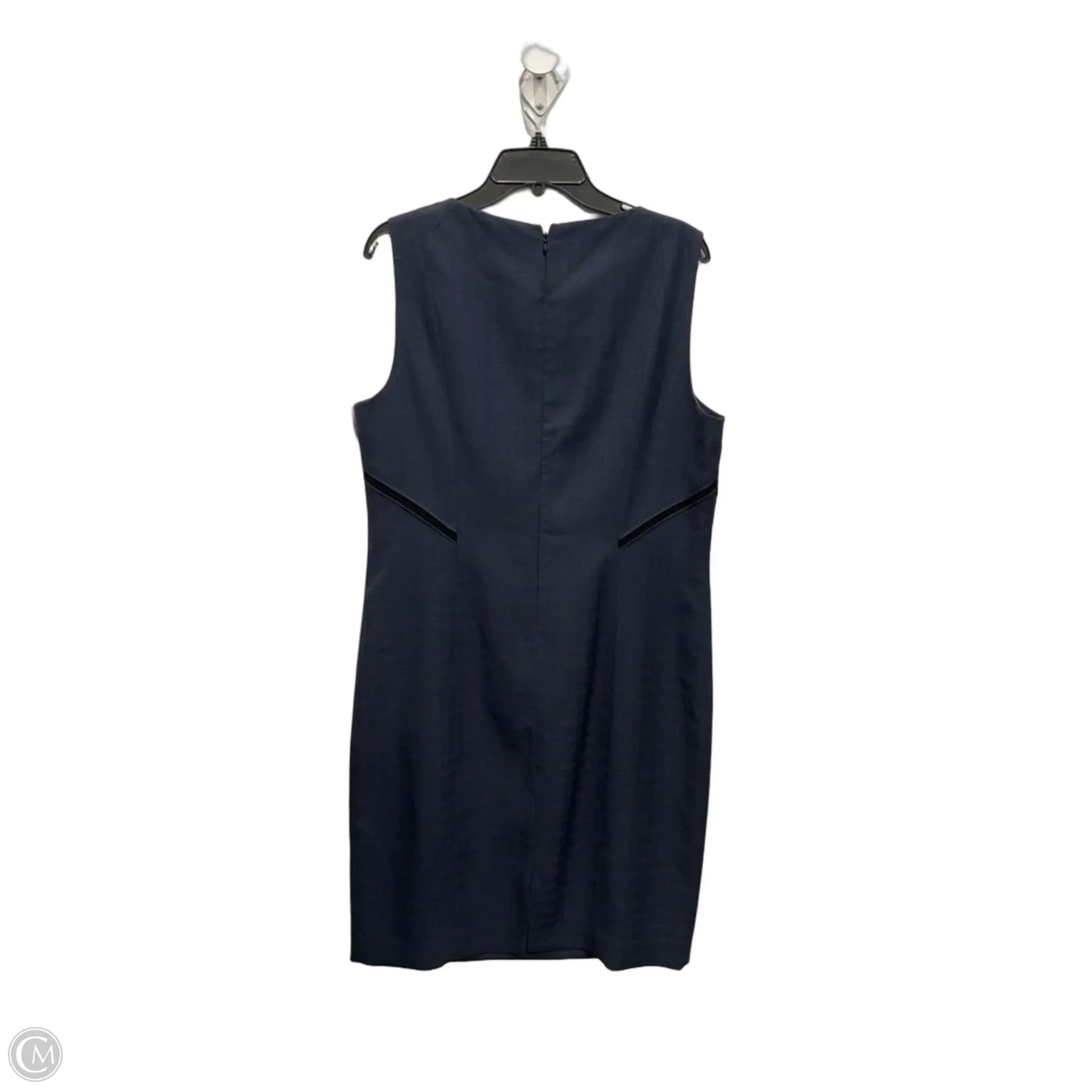 Dress Casual Midi By Tahari In Blue, Size: 16