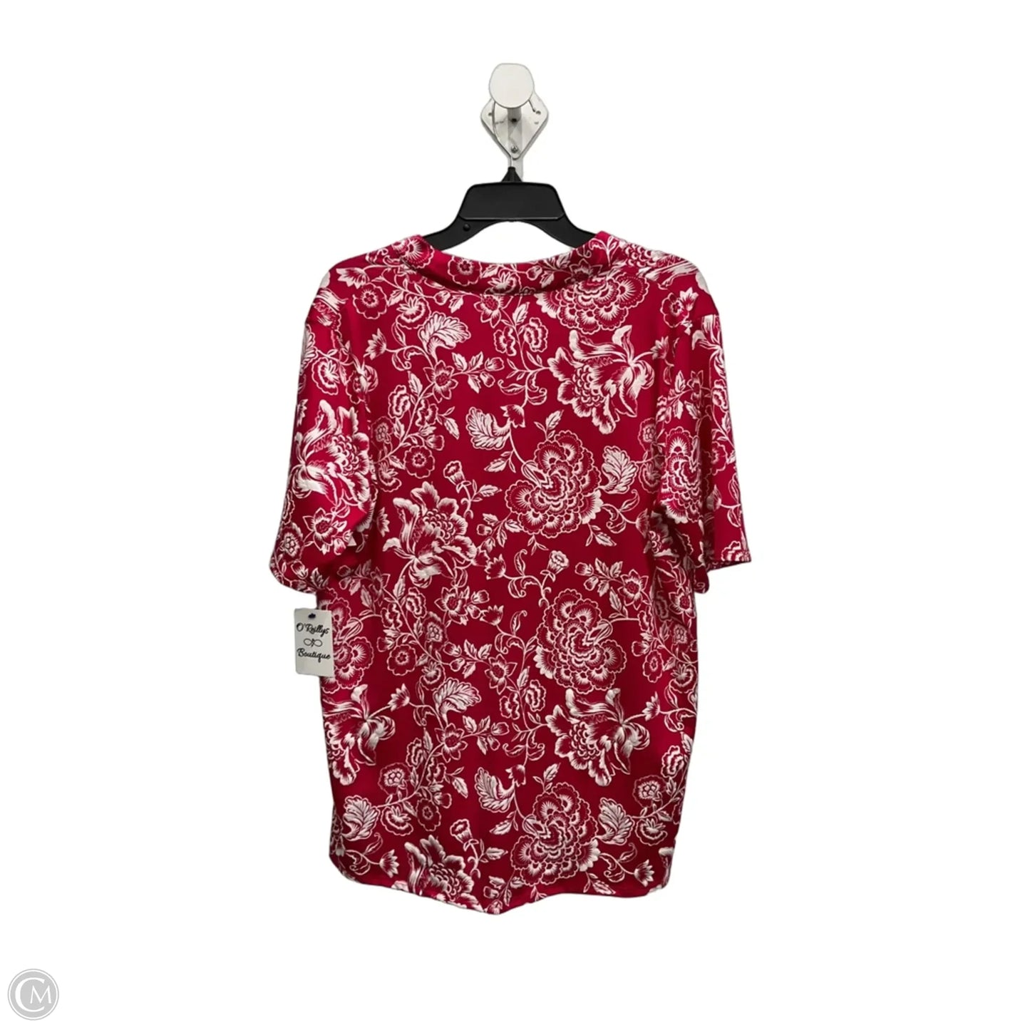 Top Short Sleeve By Blumin In Floral Print, Size: L