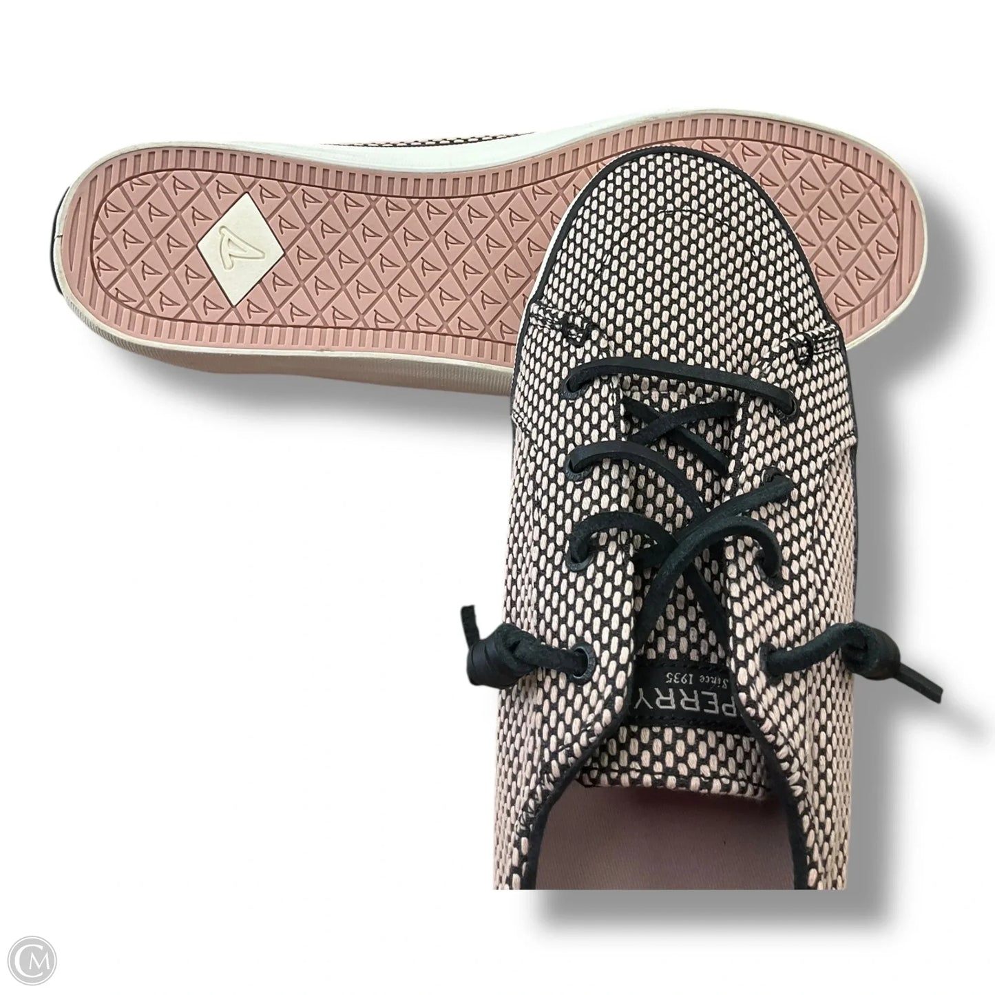 Shoes Flats By Sperry In Black & Tan, Size: 10