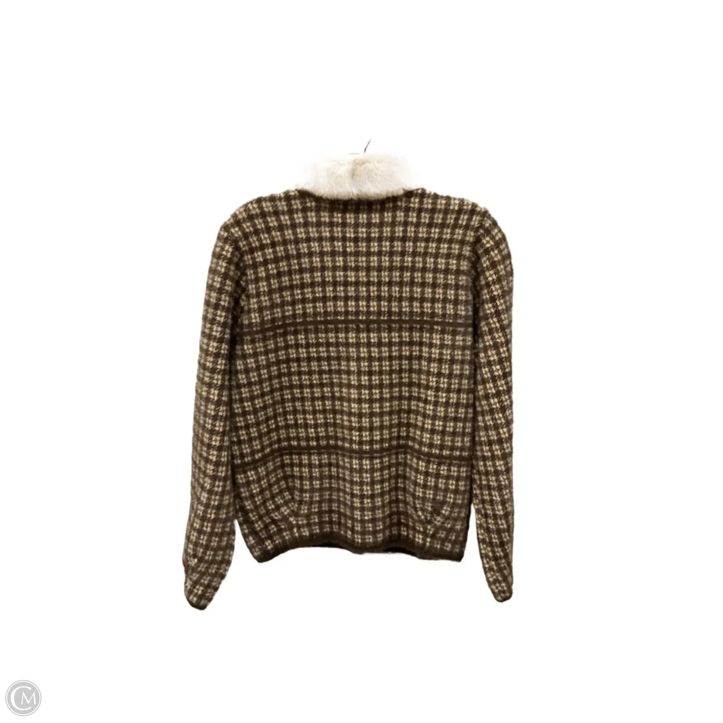 Jacket Shirt By Cyrus In Brown, Size: S