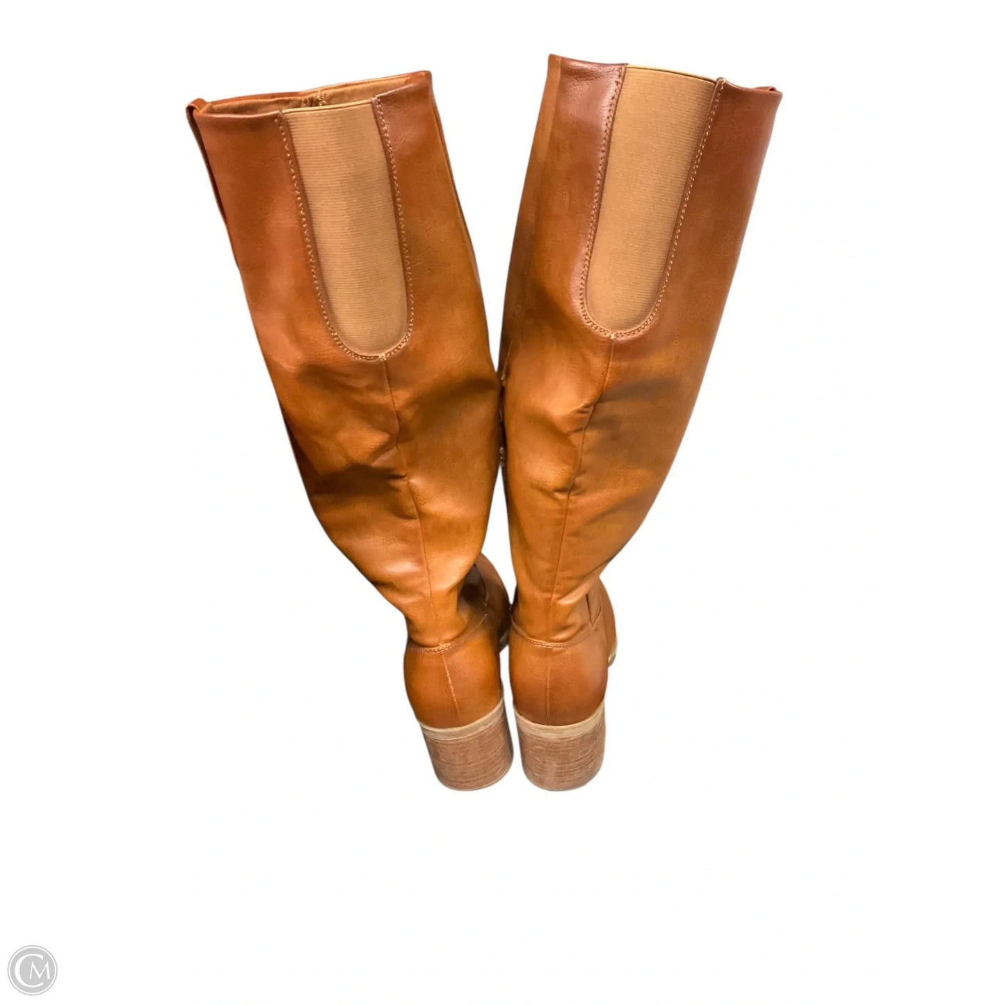 Boots Knee Flats By Bare Traps In Brown, Size: 11