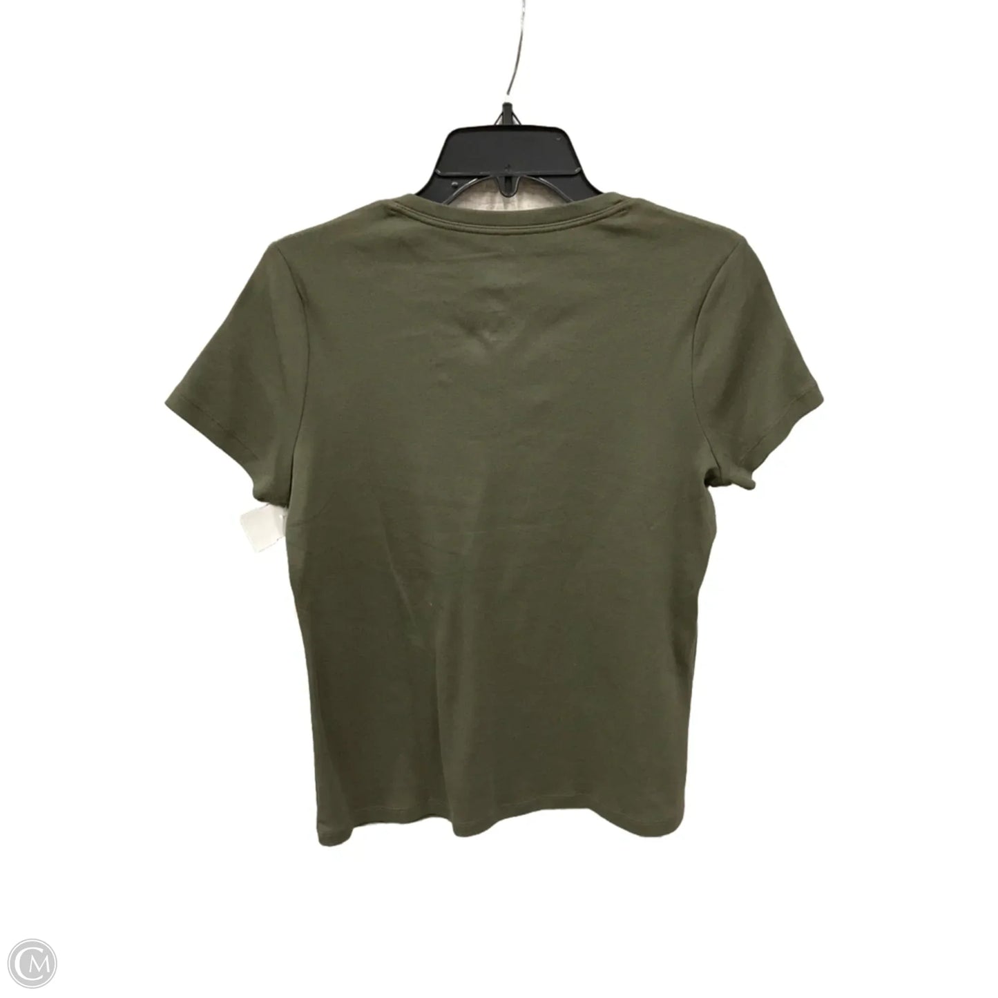 Top Short Sleeve Basic By St Johns Bay In Green, Size: M