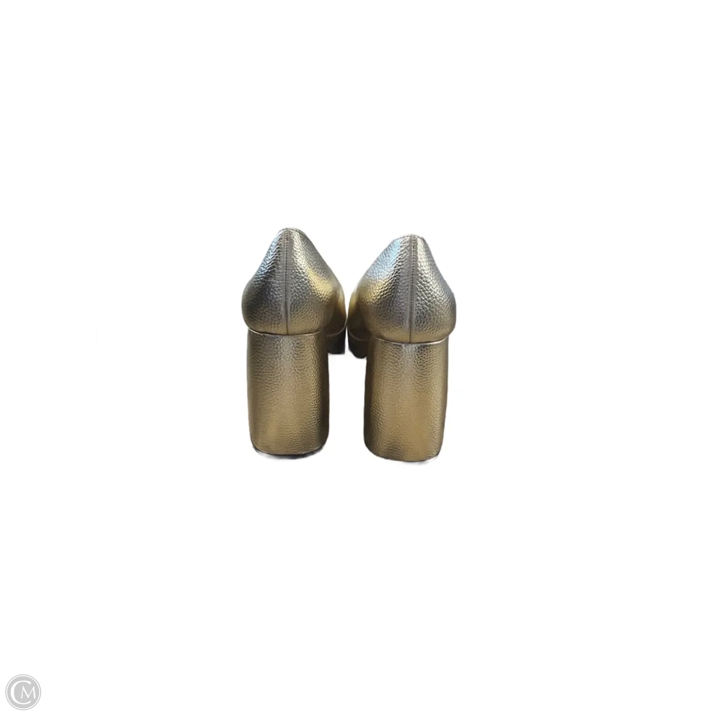 Shoes Heels Block By Katy Perry In Gold, Size: 9