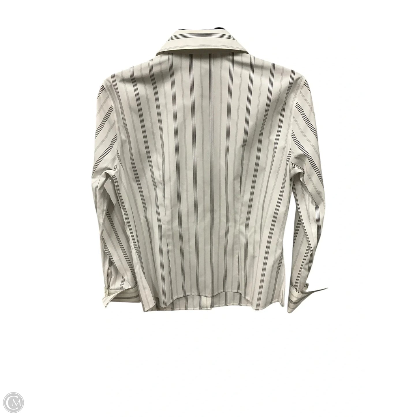 Blouse Long Sleeve By Jones New York In White, Size: S