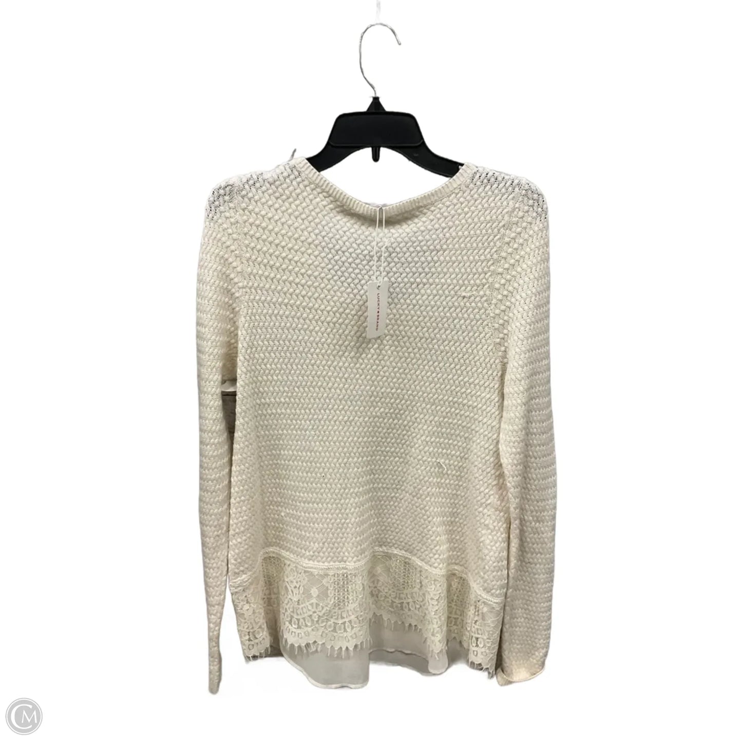 Tunic Long Sleeve By Lucky Brand In Cream, Size: Xl