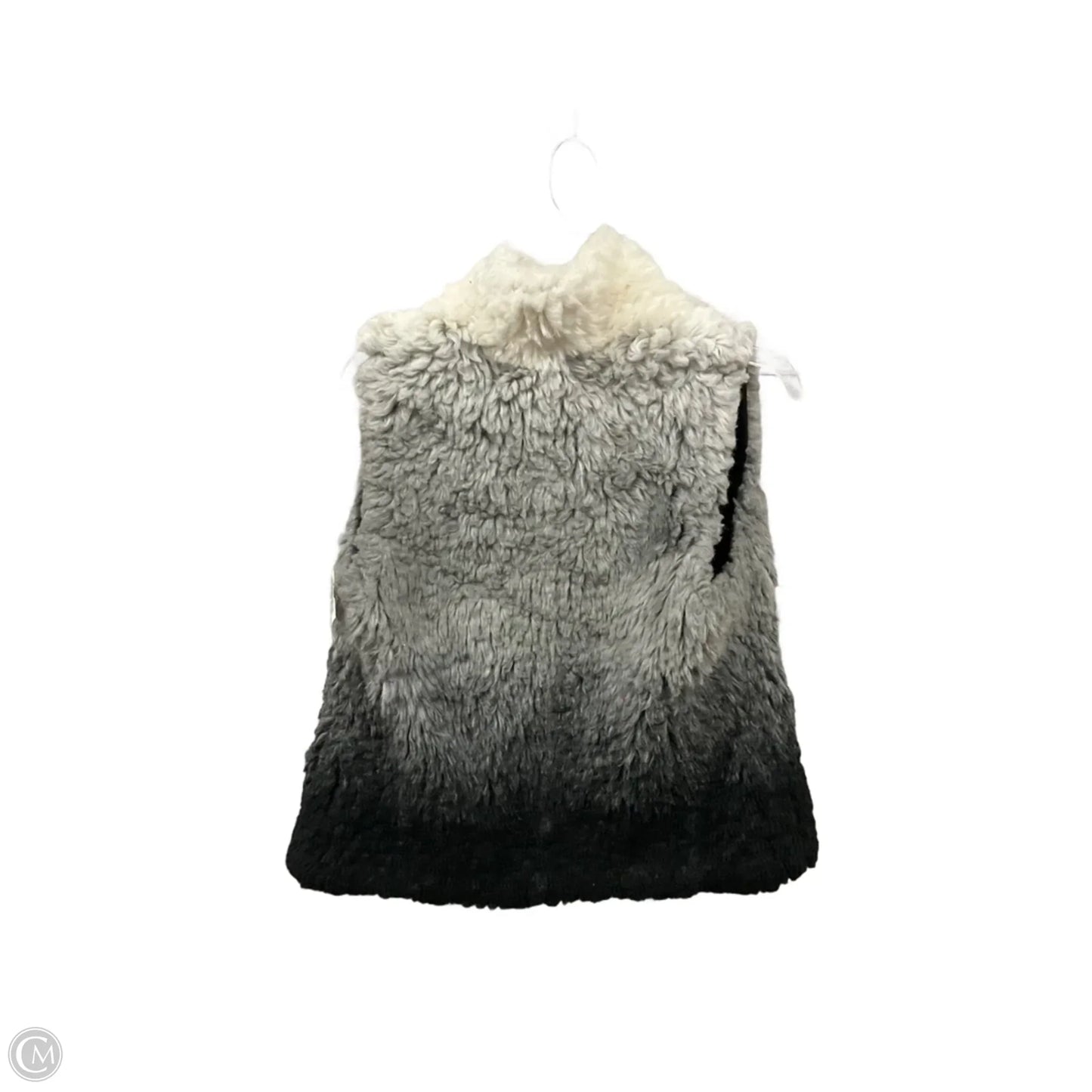 Vest Faux Fur & Sherpa By White House Black Market In Grey, Size: Sp