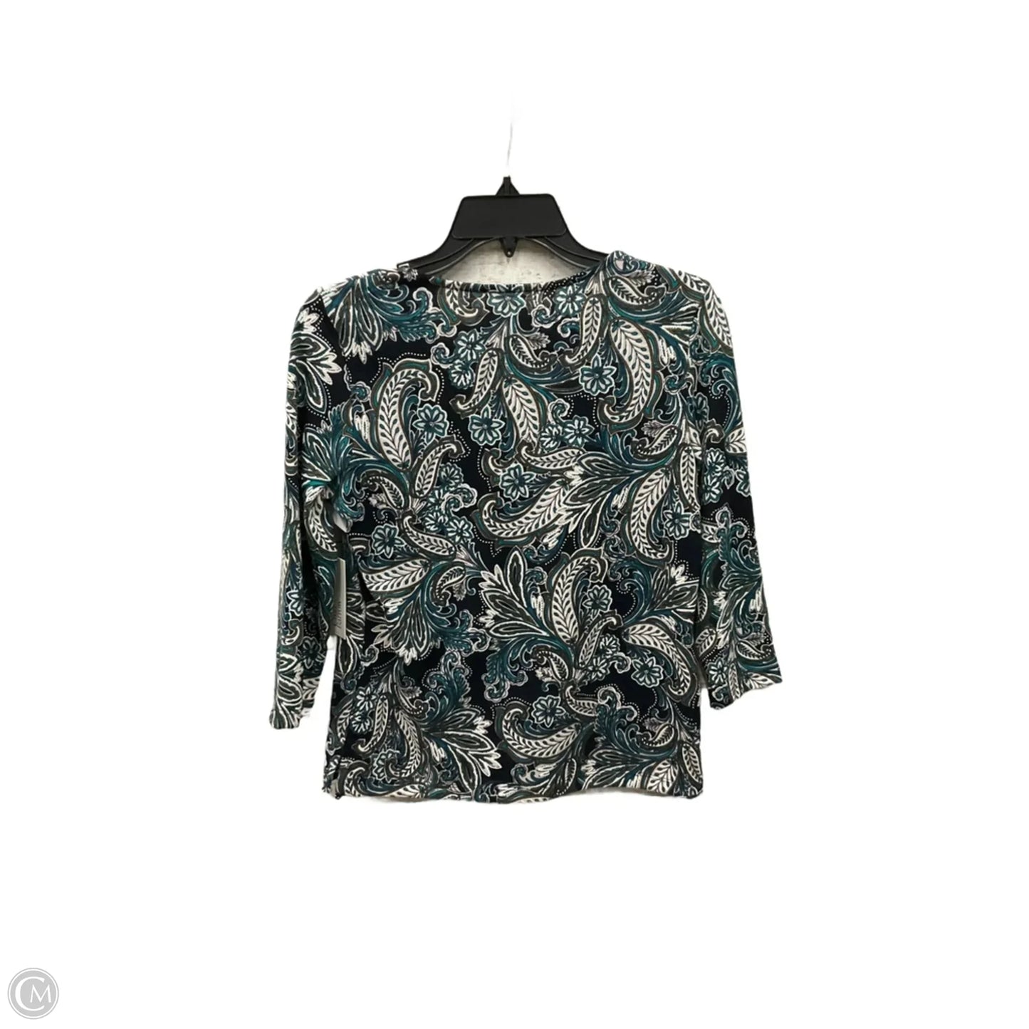 Top Long Sleeve By Croft And Barrow In Green, Size: Xsp