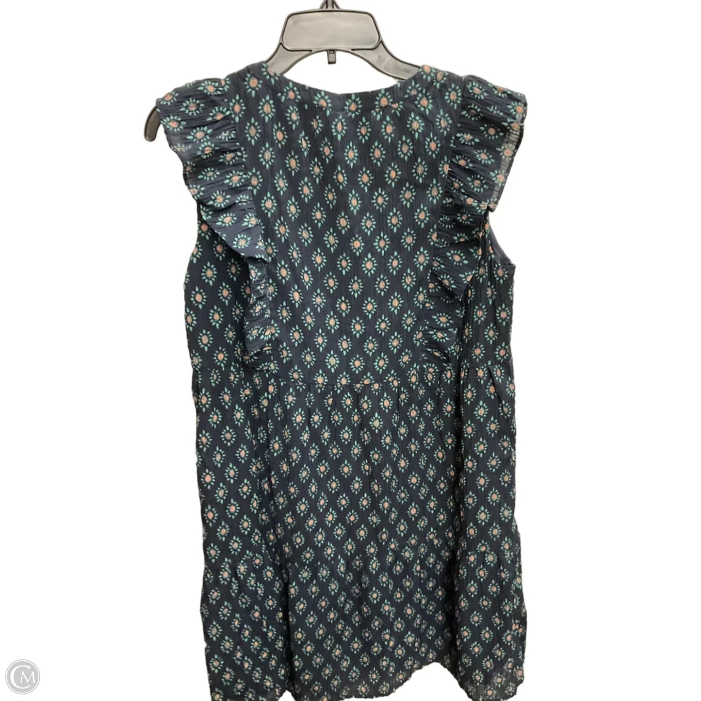 Dress Casual Midi By Loft In Blue, Size: S
