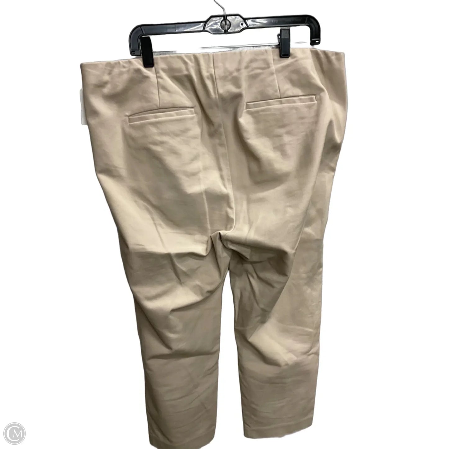 Pants Cropped By J. Jill In Tan, Size: 18