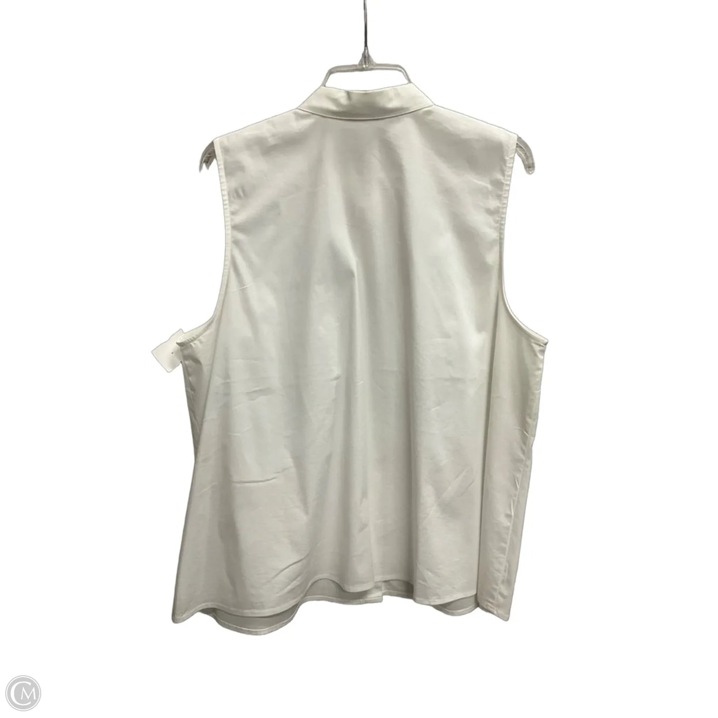 Blouse Sleeveless By J. Jill In White, Size: Xl