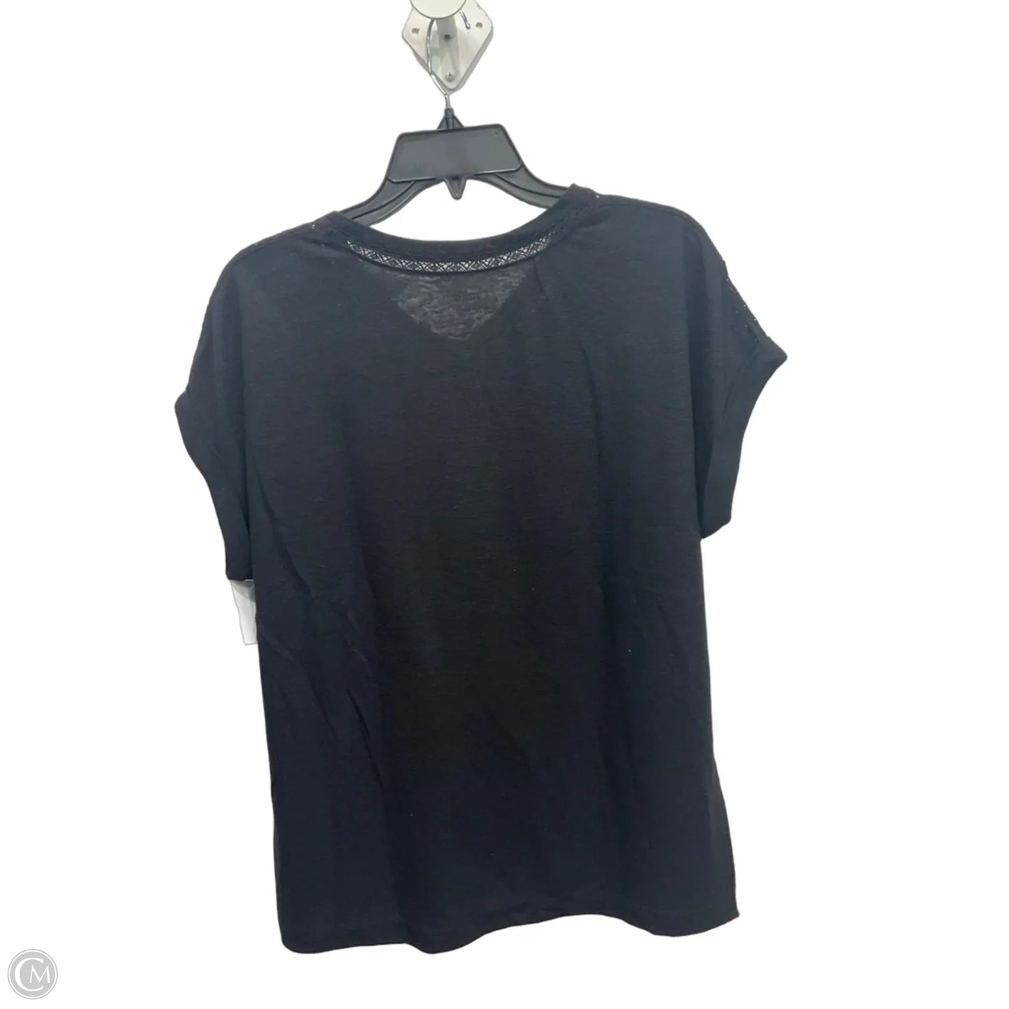 Top Sleeveless By Croft And Barrow In Black, Size: M