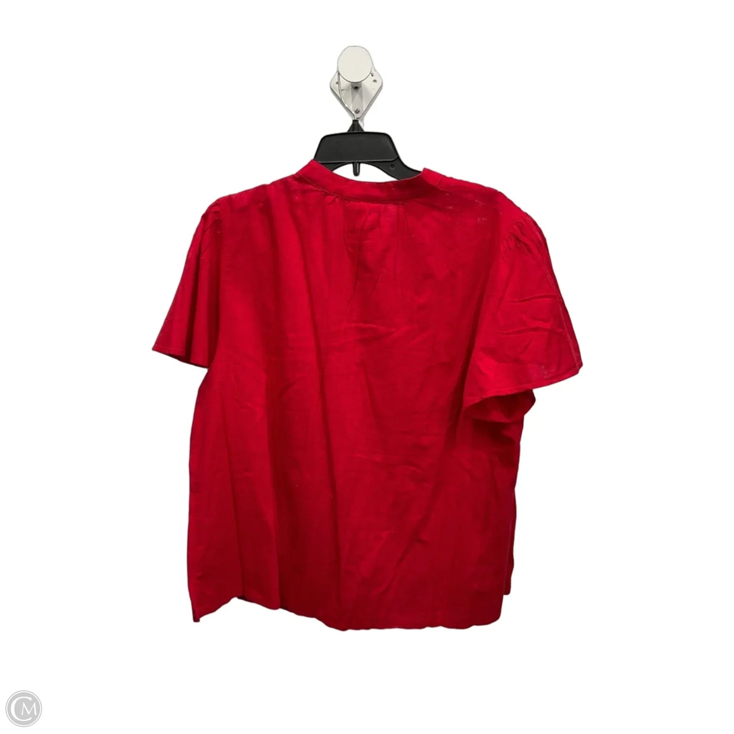 Top Short Sleeve By Knox Rose In Red, Size: Xl
