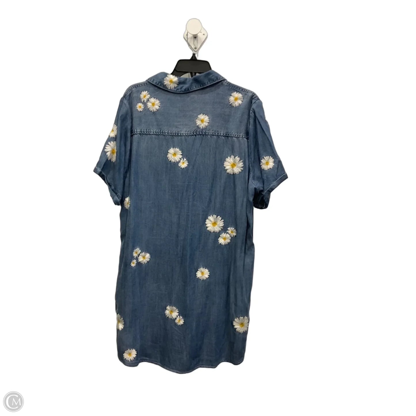 Dress Casual Short By Driftwood In Blue Denim, Size: 1x
