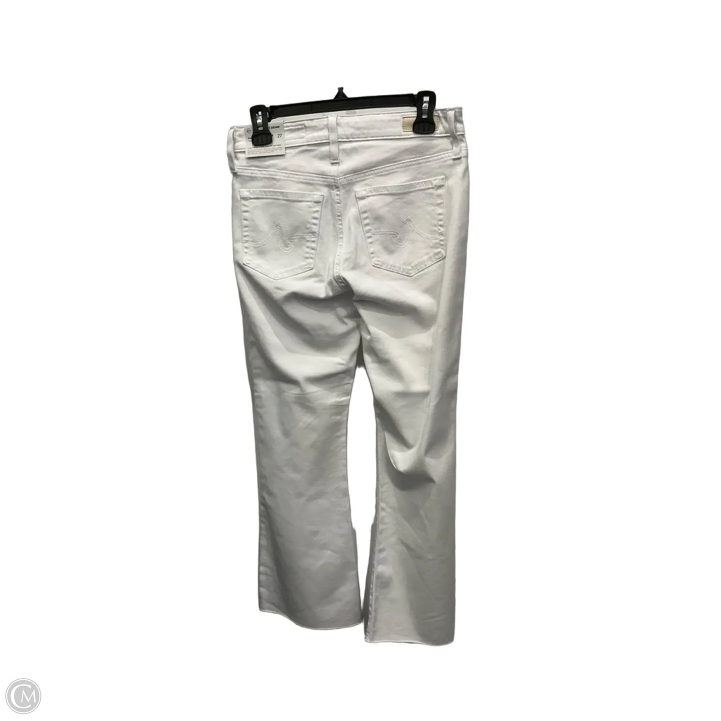 Jeans Boot Cut By Ag Jeans In White Denim, Size: 4