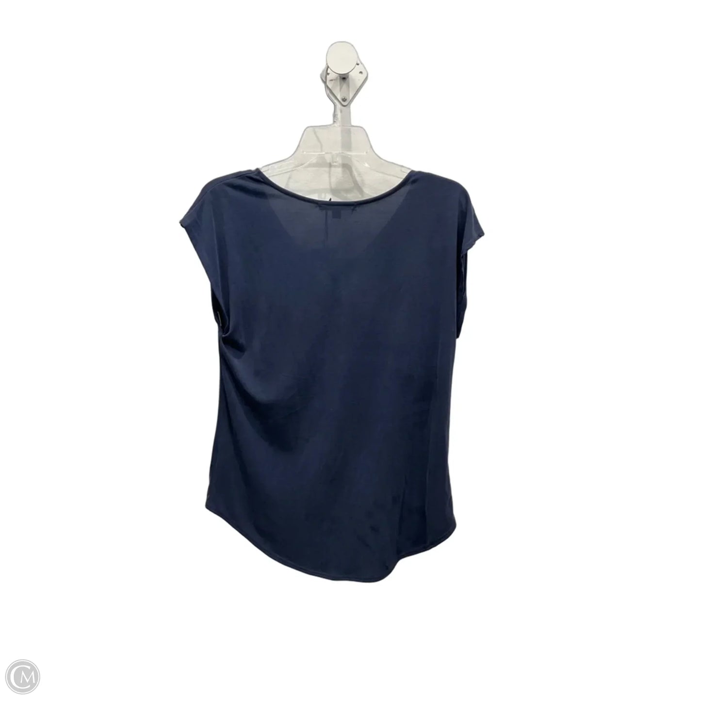 Top Short Sleeve By Green Envelope In Blue, Size: S