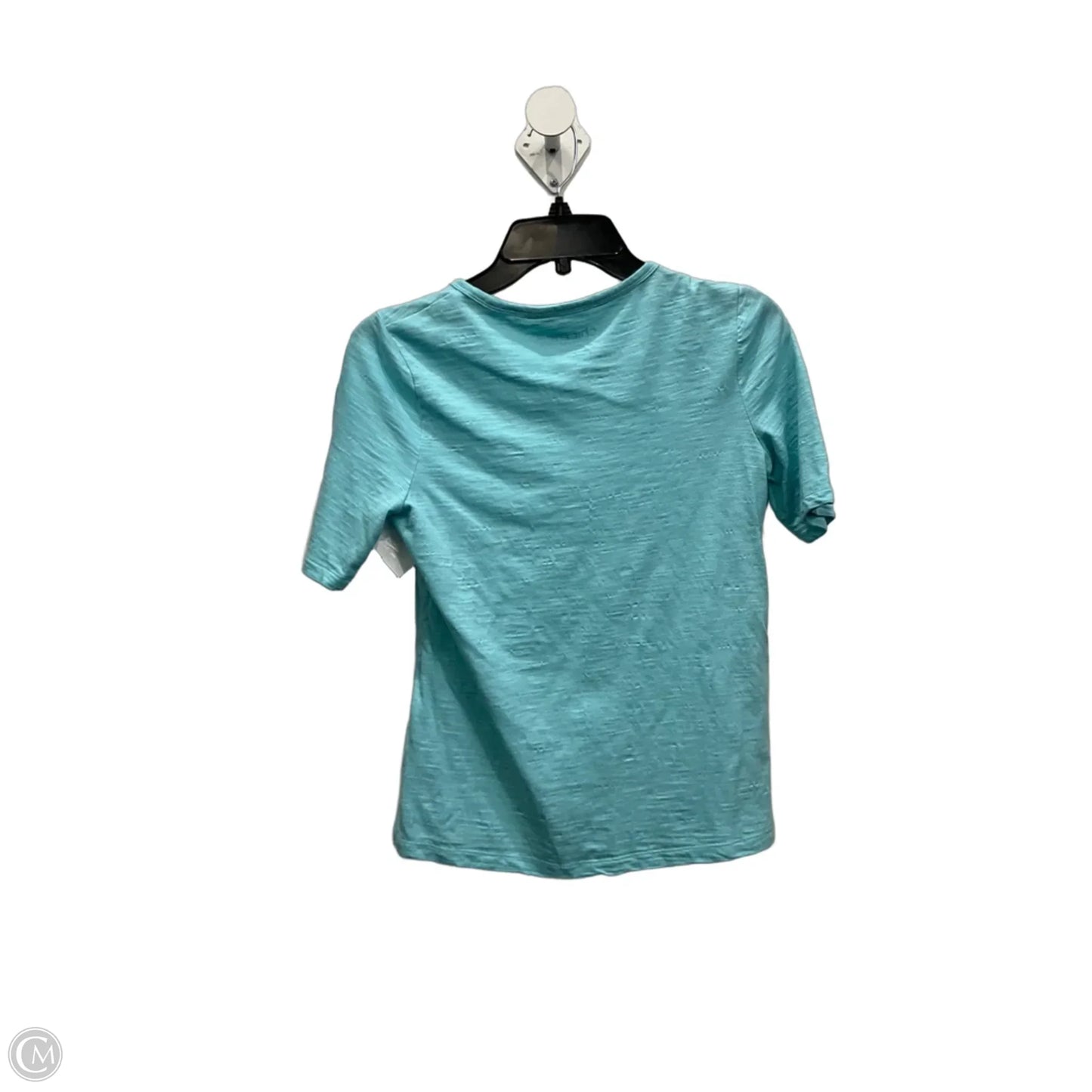 Top Short Sleeve By Chicos In Blue, Size: S
