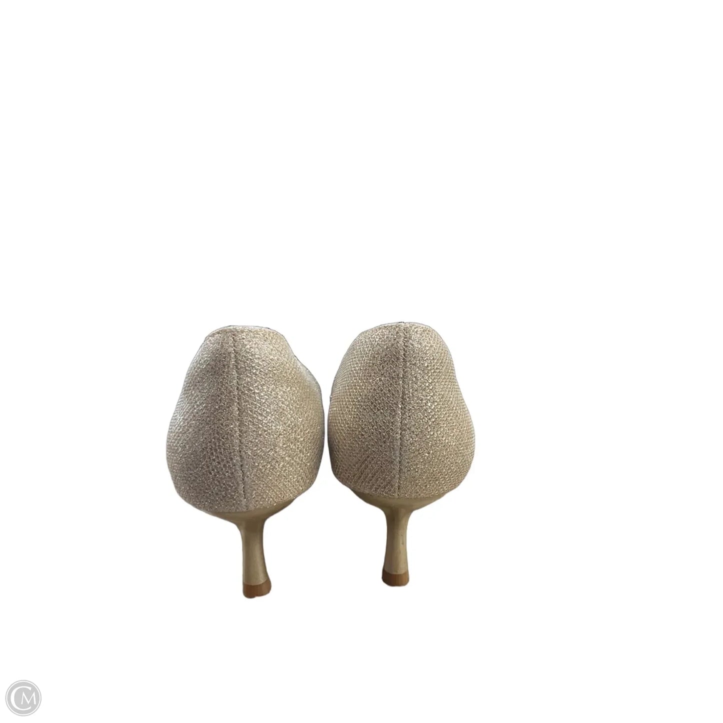 Shoes Heels Kitten By Clothes Mentor In Gold, Size: 11