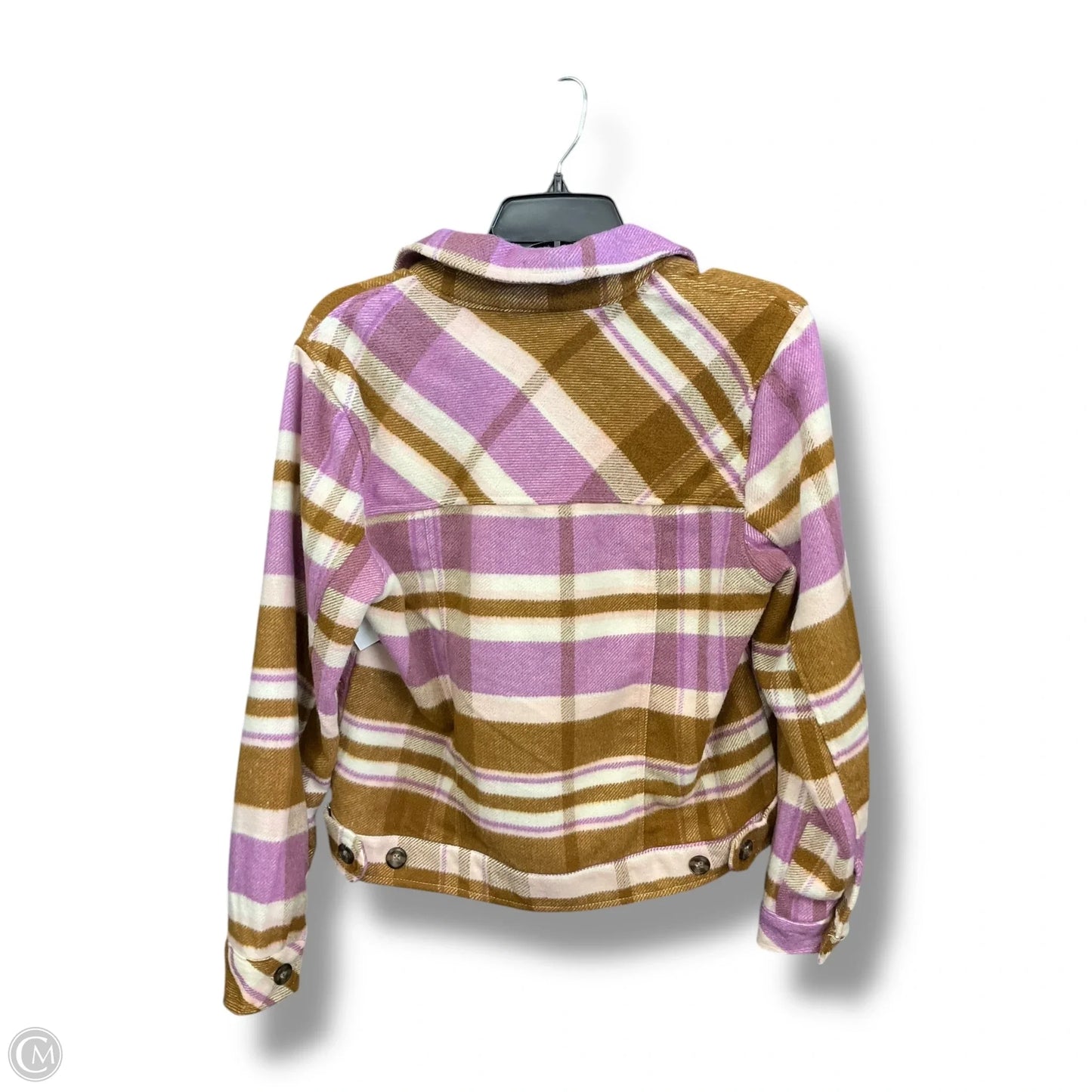 Jacket Shirt By Kensie In Multi-colored, Size: M