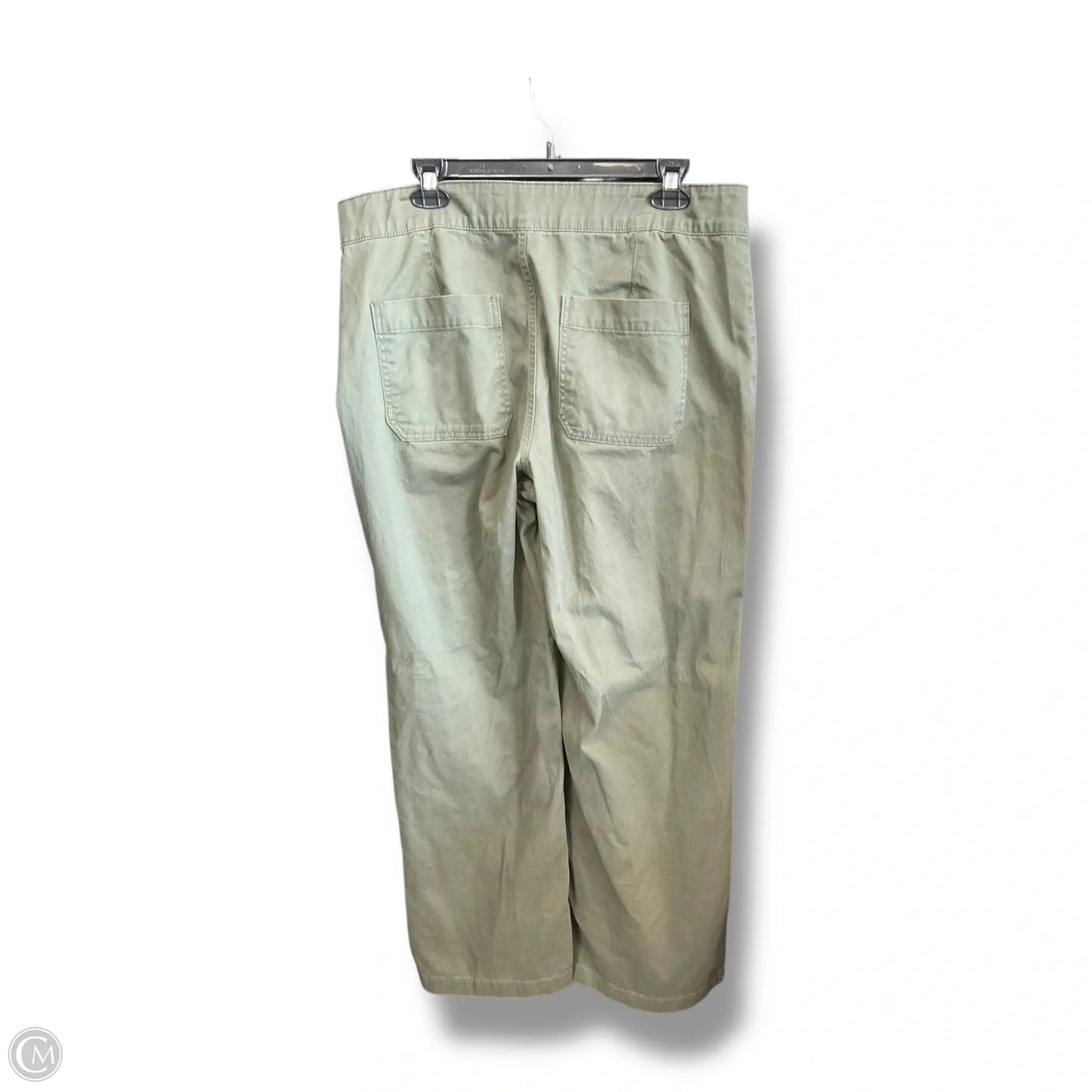 Pants Wide Leg By St Johns Bay In Green, Size: 14