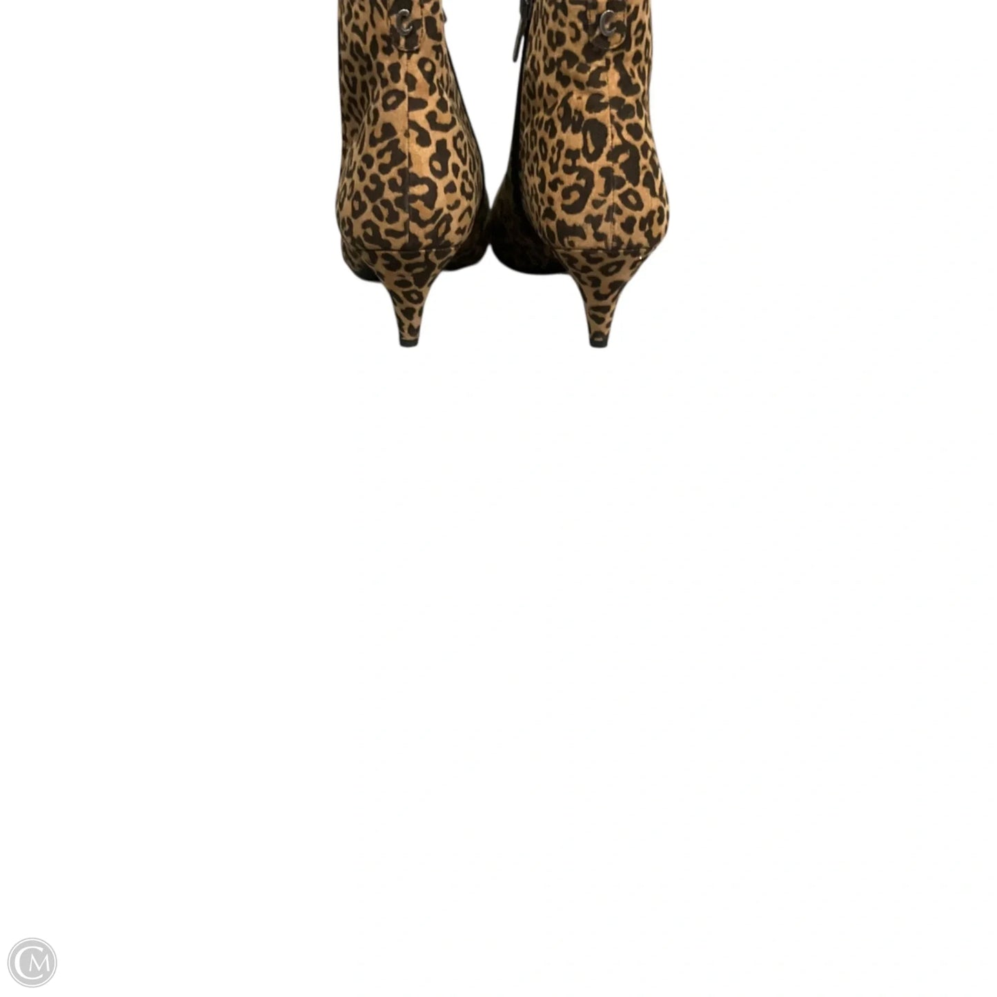Boots Ankle Heels By Sam Edelman In Animal Print, Size: 9.5