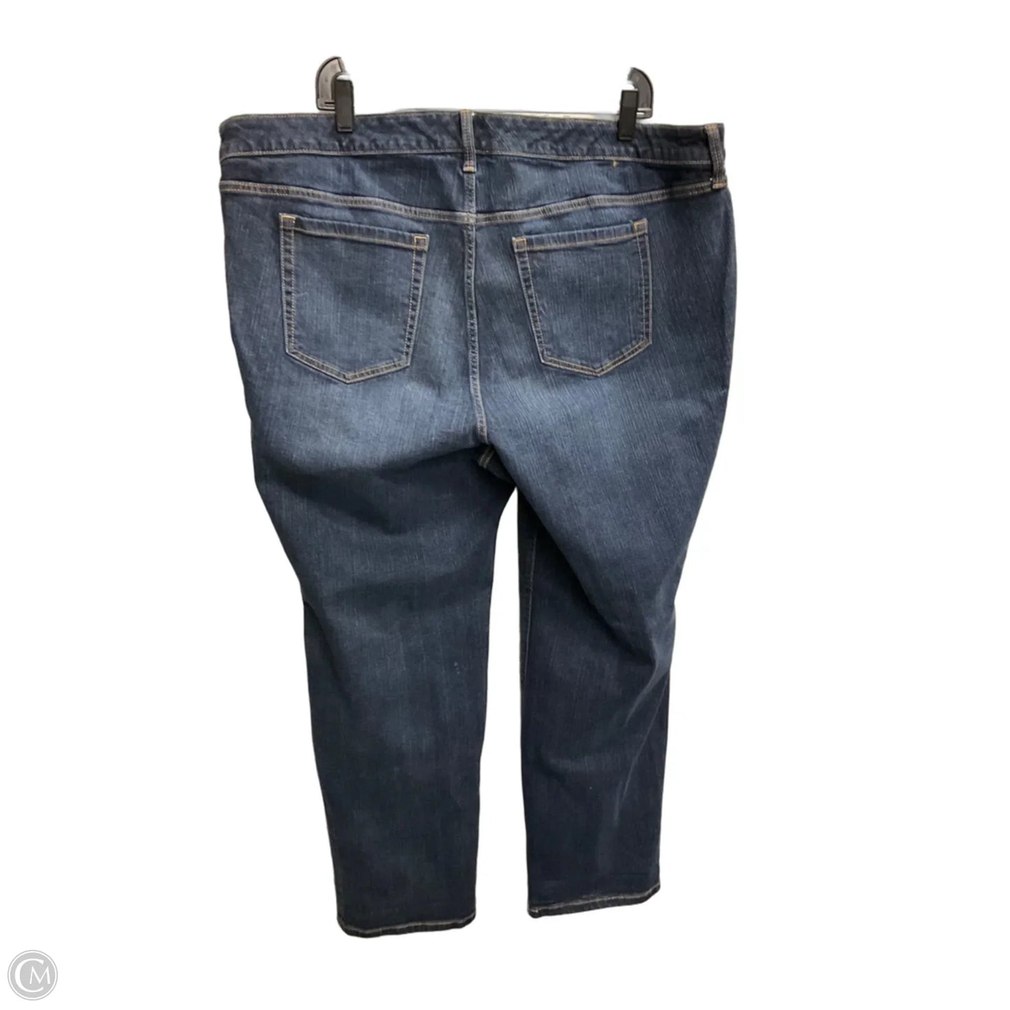 Jeans Straight By Torrid In Blue Denim, Size: 22
