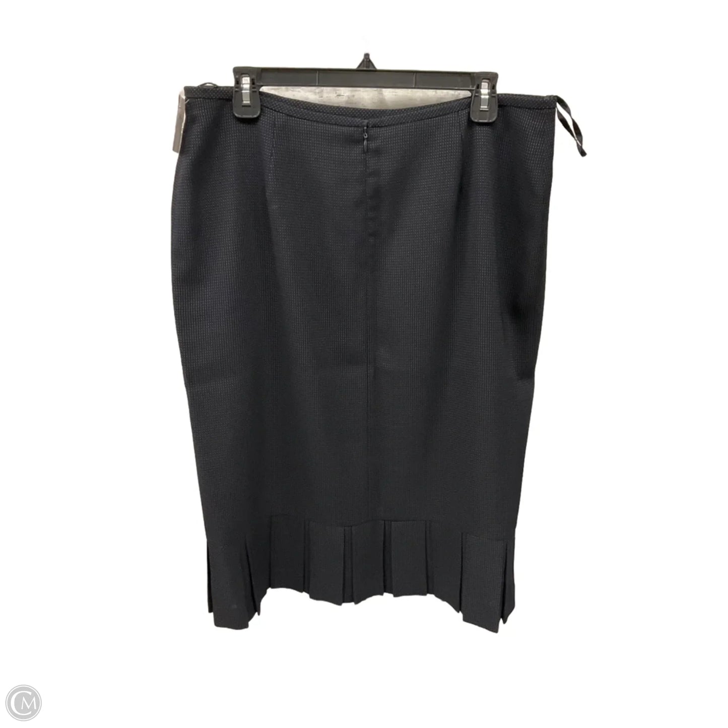 Skirt Suit 2pc By Kasper In Black & White, Size: Xl