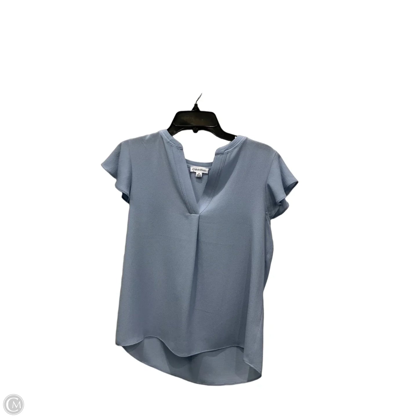 Top Sleeveless By Calvin Klein In Blue, Size: M