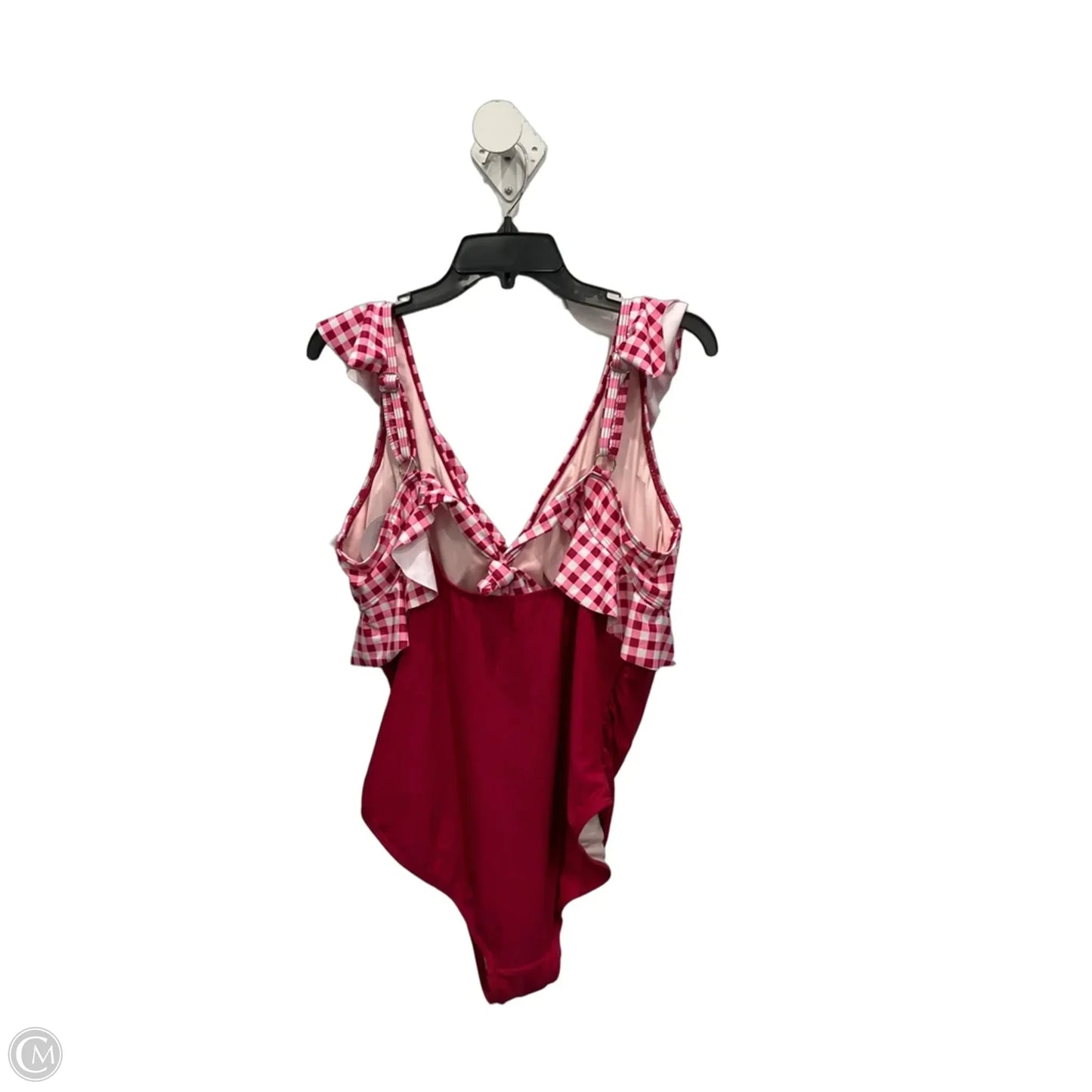 Swimsuit By Clothes Mentor In Pink & Red, Size: 2x