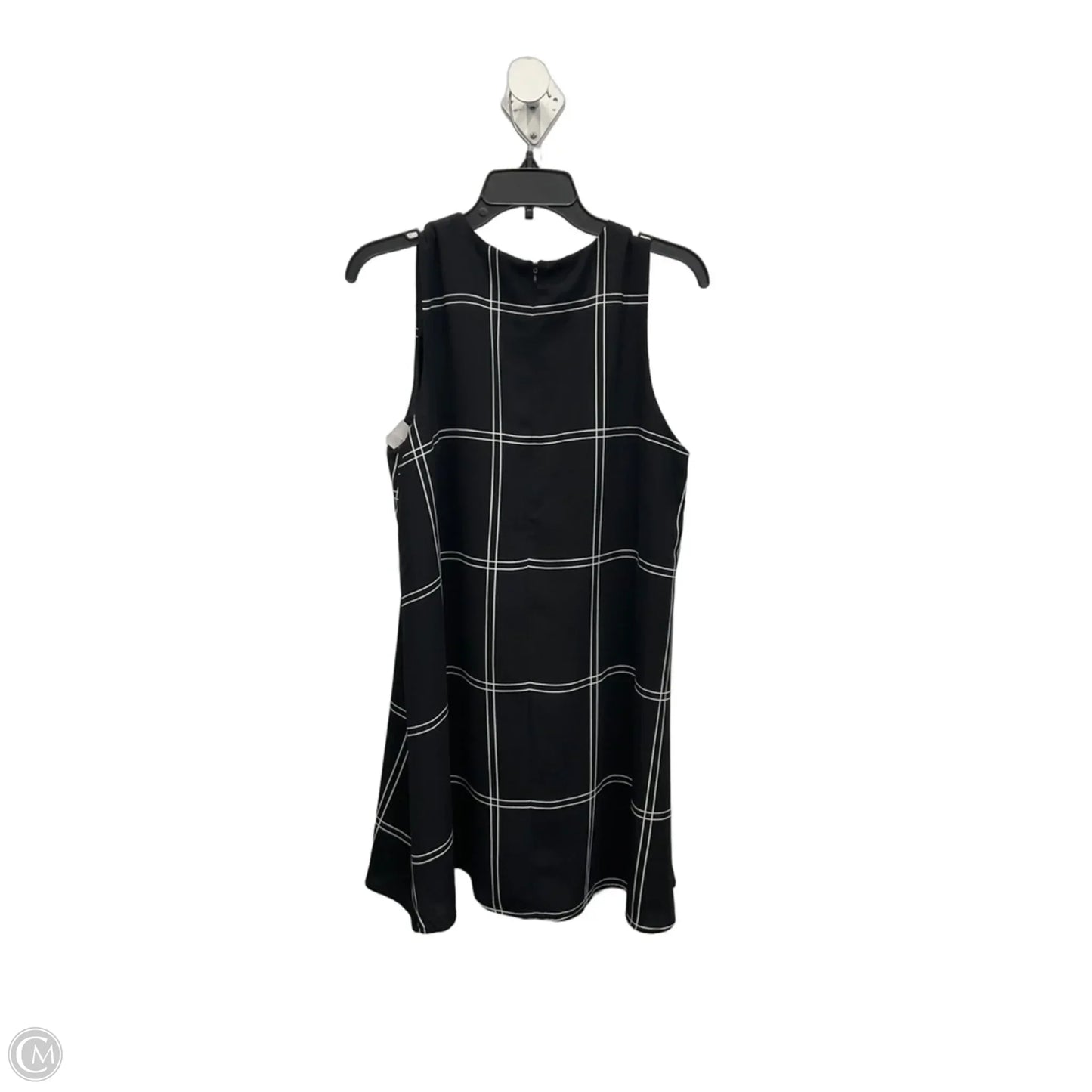 Dress Casual Midi By Lumiere In Black & White, Size: M