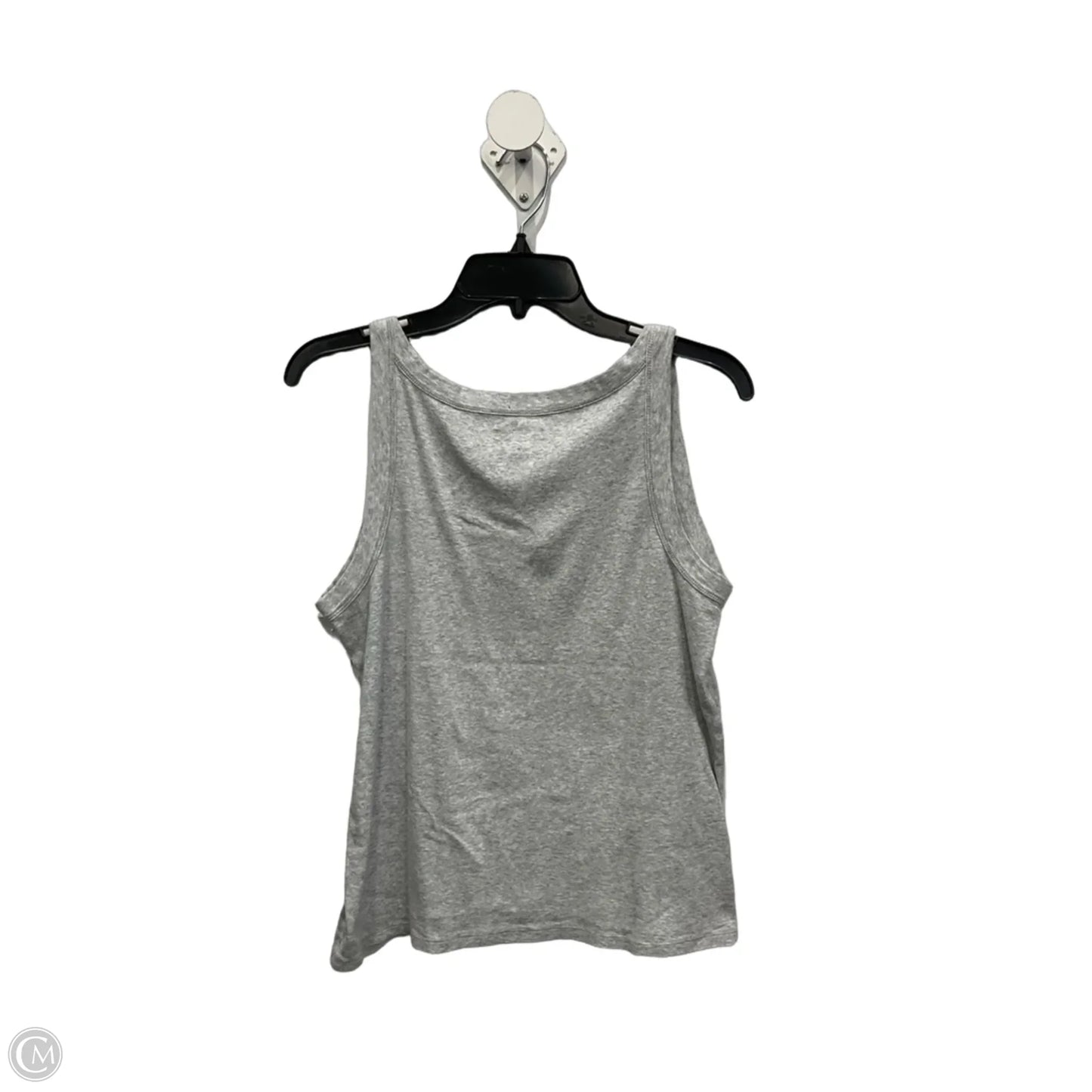 Top Sleeveless By Loft In Grey, Size: L