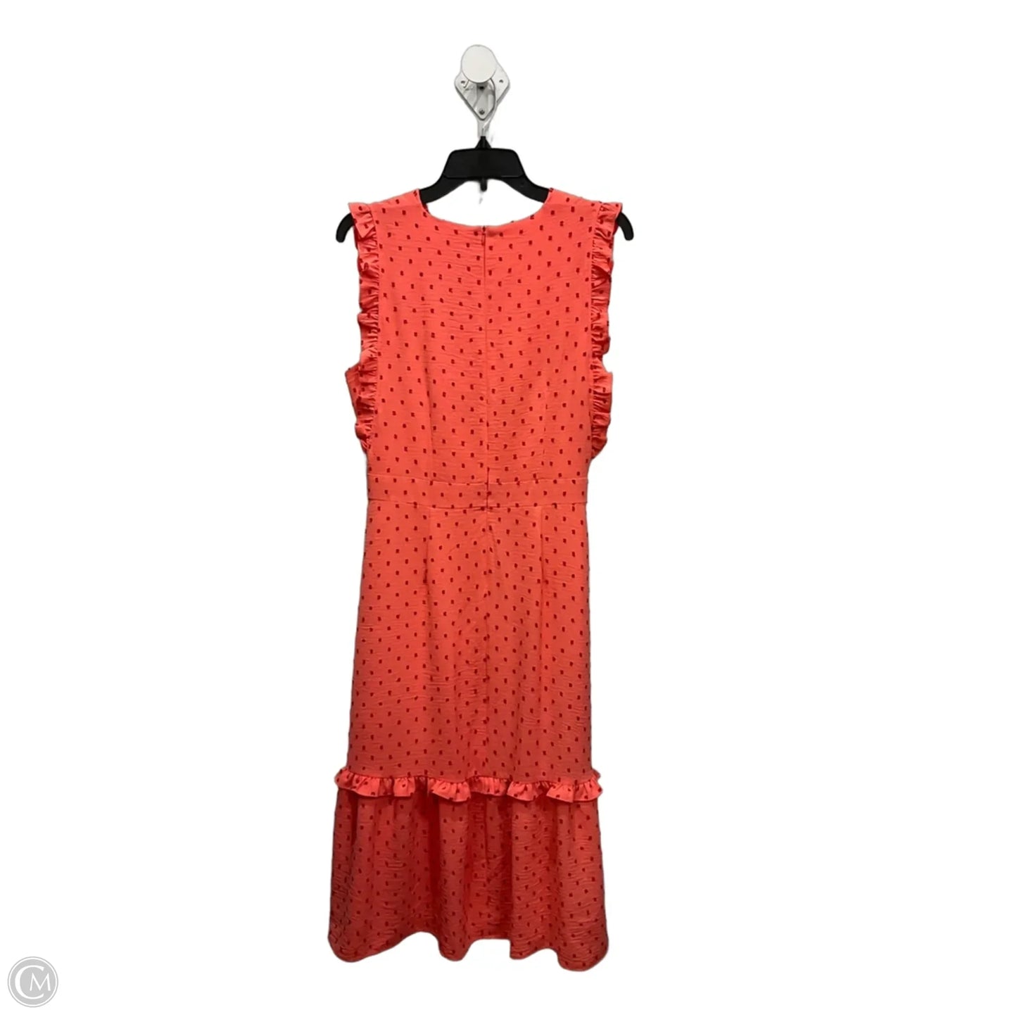 Dress Casual Maxi By London Times In Peach, Size: M