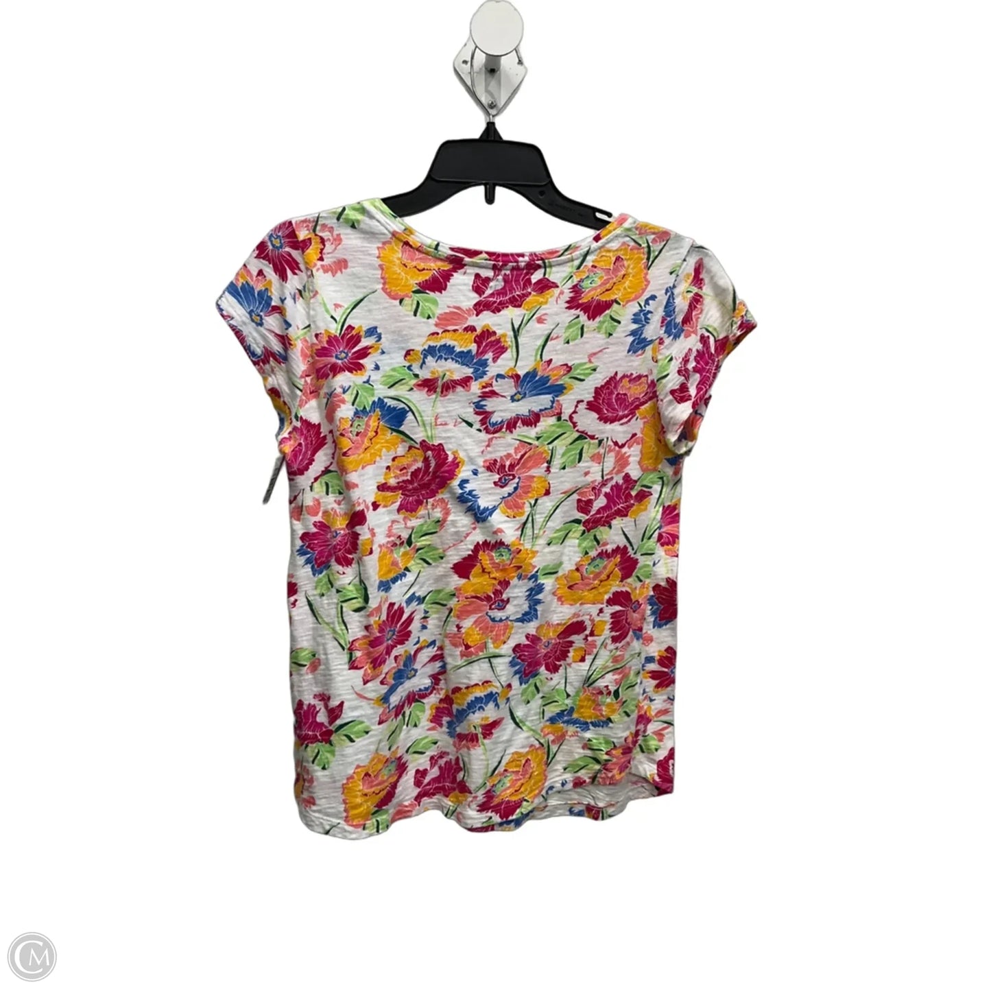 Top Short Sleeve By Gap In Floral Print, Size: S