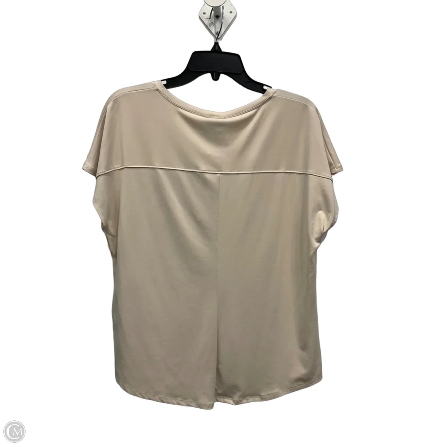 Top Short Sleeve By 32 Degrees In Tan, Size: M