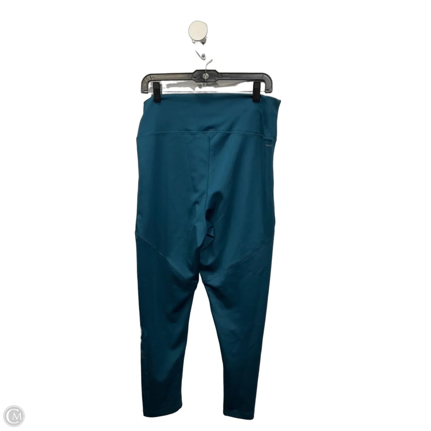 Athletic Leggings By Adidas In Teal, Size: Xl