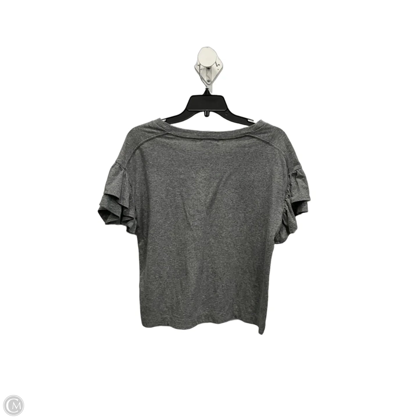 Top Short Sleeve By Madewell In Grey, Size: S