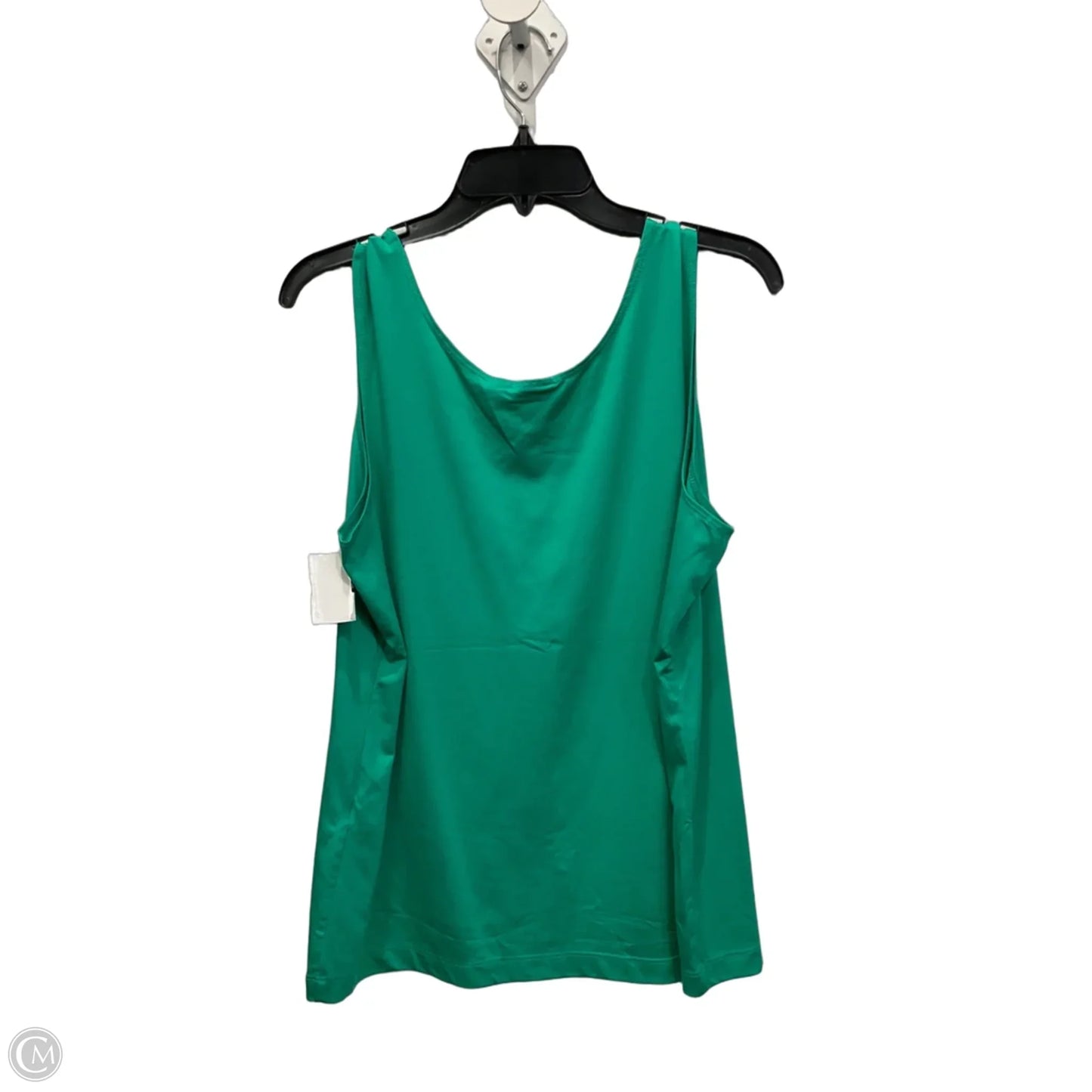 Top Sleeveless Basic By Chicos In Green, Size: Xl