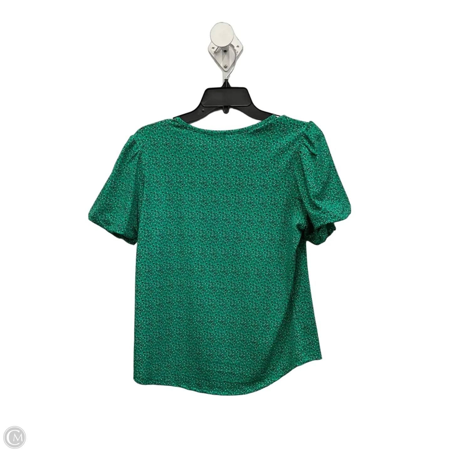 Top Short Sleeve By Adrianna Papell In Green, Size: S
