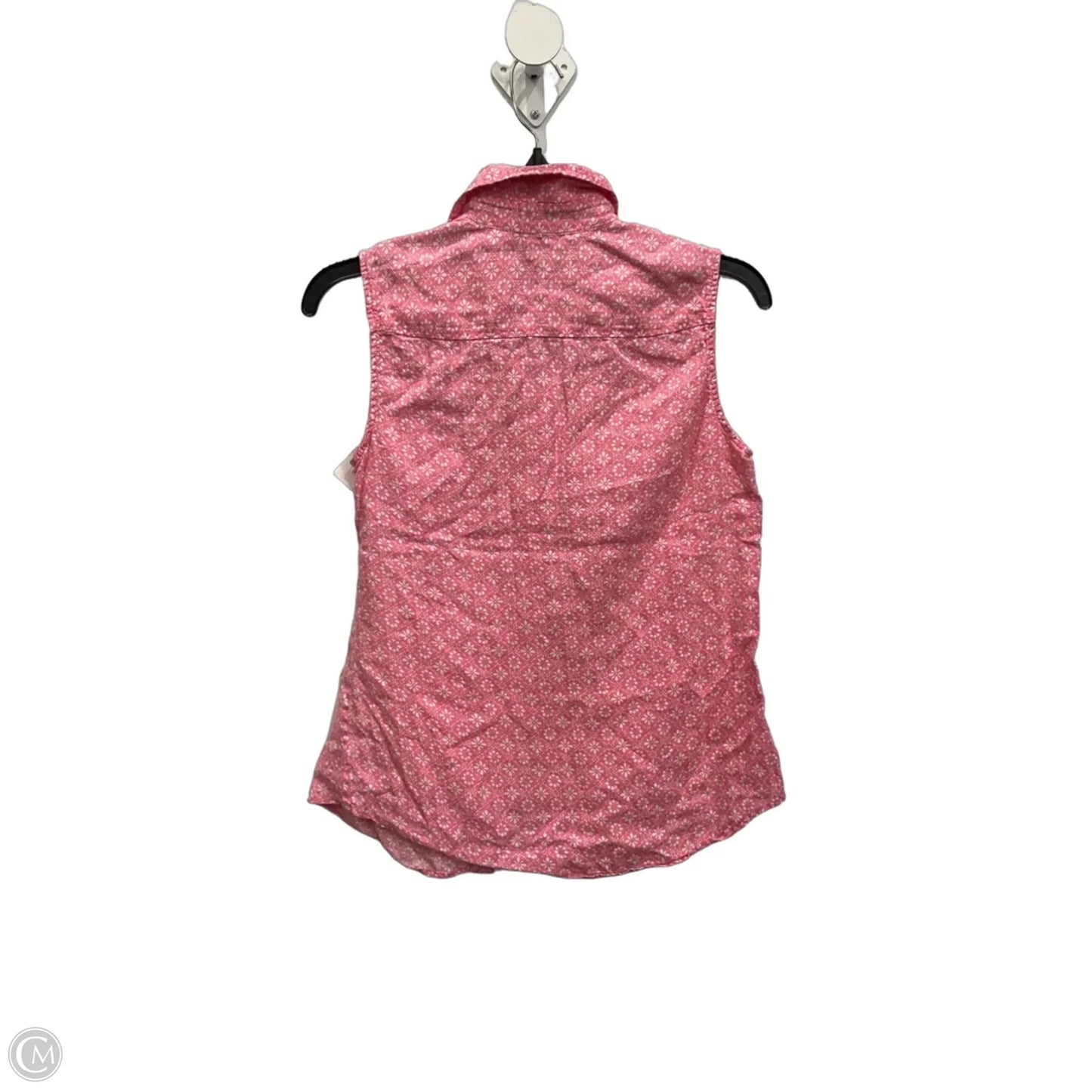 Blouse Sleeveless By Talbots In Pink, Size: Xs