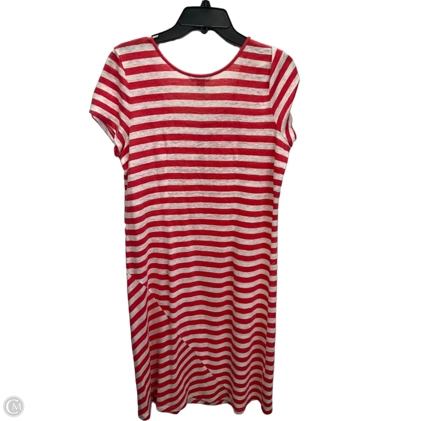 Dress Casual Midi By Tommy Bahama In Striped Pattern, Size: M