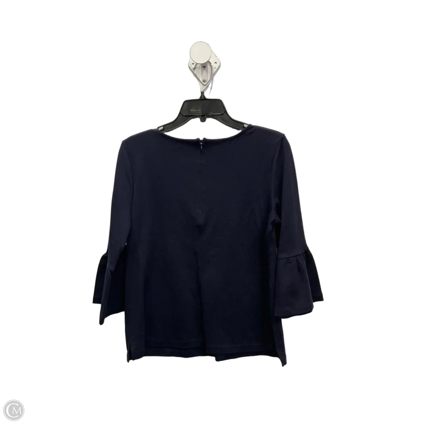 Top 3/4 Sleeve By Talbots In Blue, Size: M