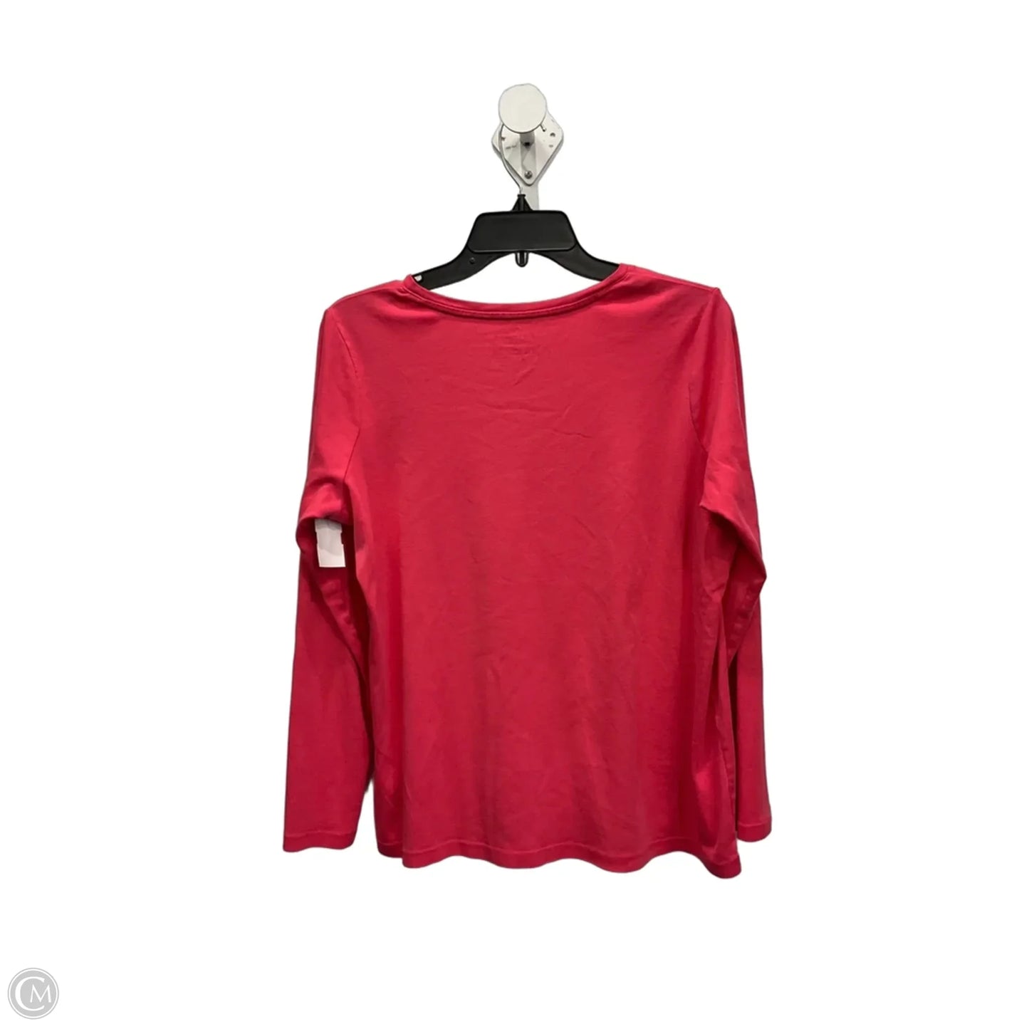 Top Long Sleeve By Talbots In Pink, Size: 1x