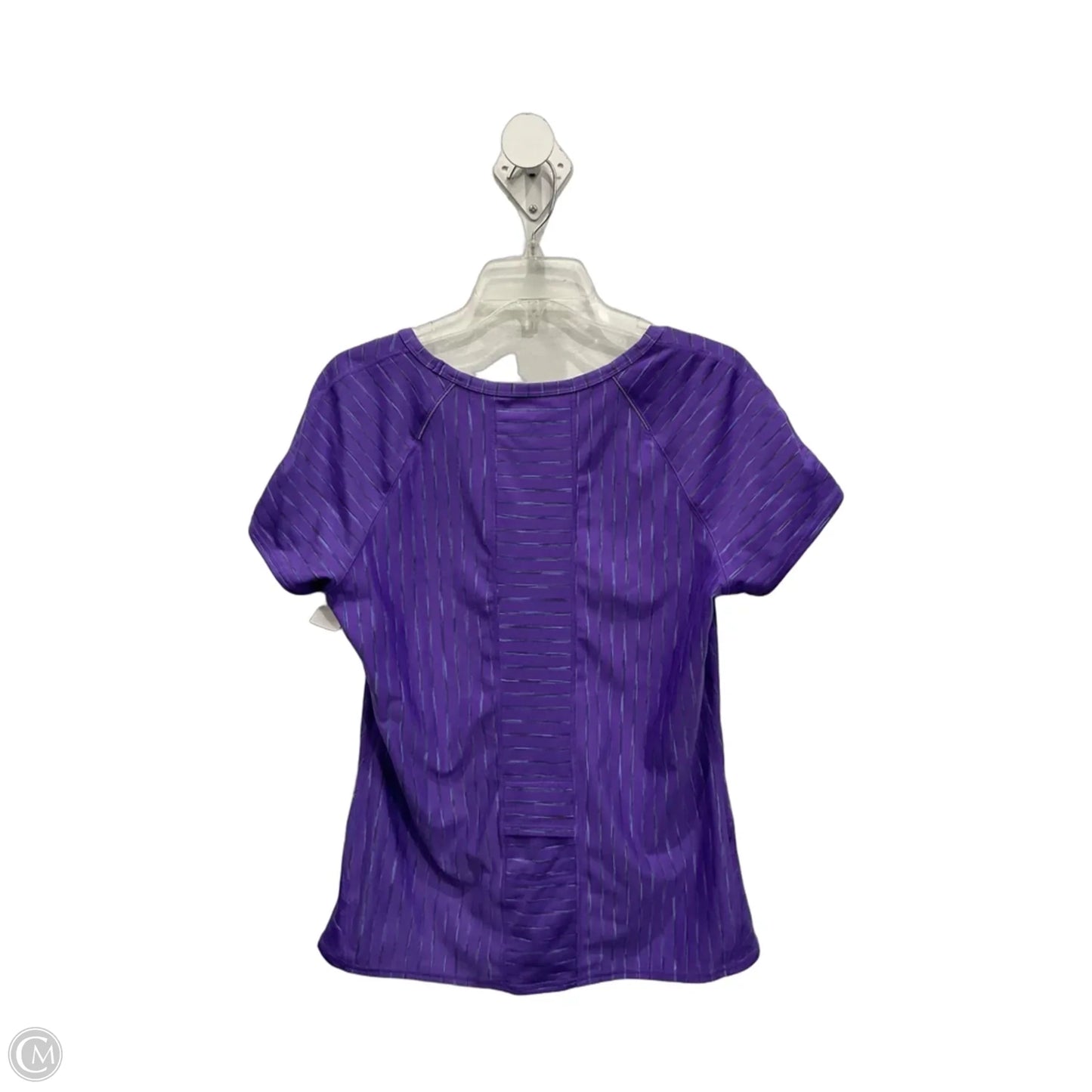 Athletic Top Short Sleeve By Athleta In Purple, Size: Xl