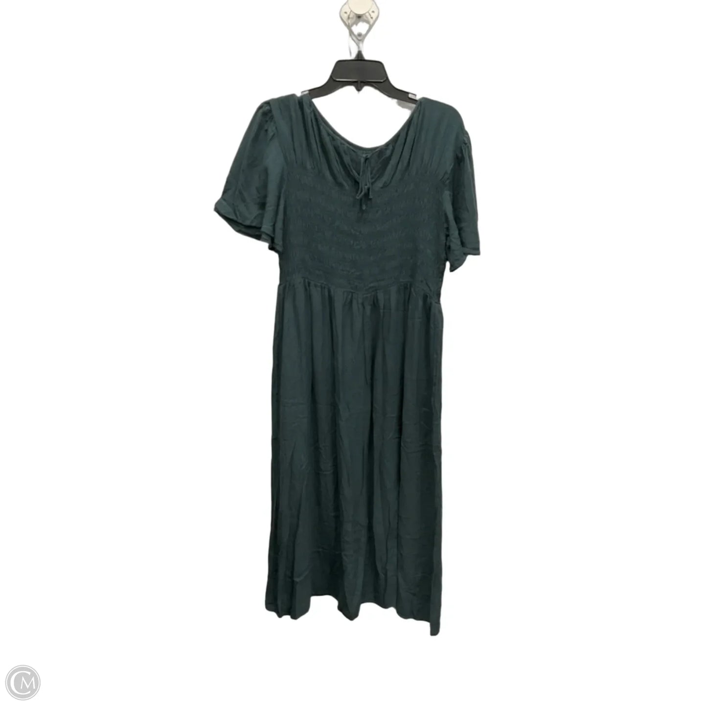Dress Casual Midi By Soma In Green, Size: Xl