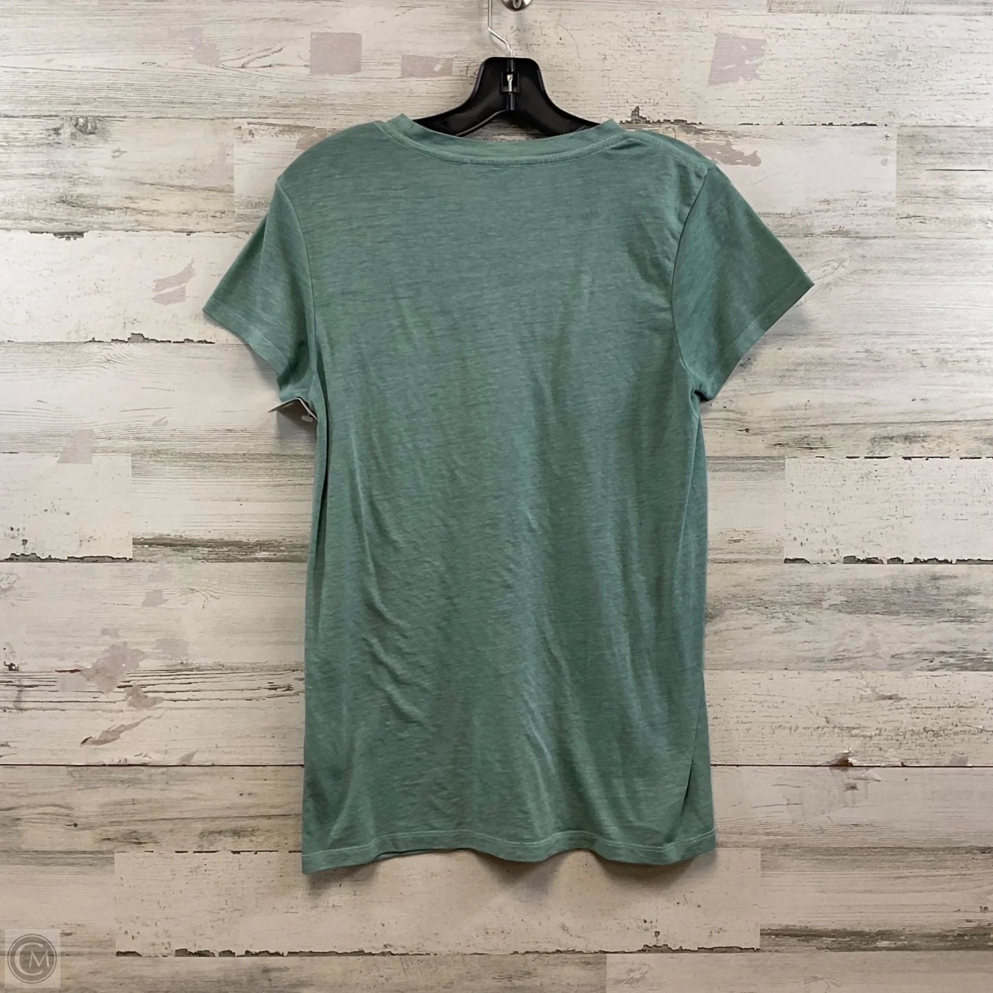Top Short Sleeve Designer By All Saints In Green, Size: S