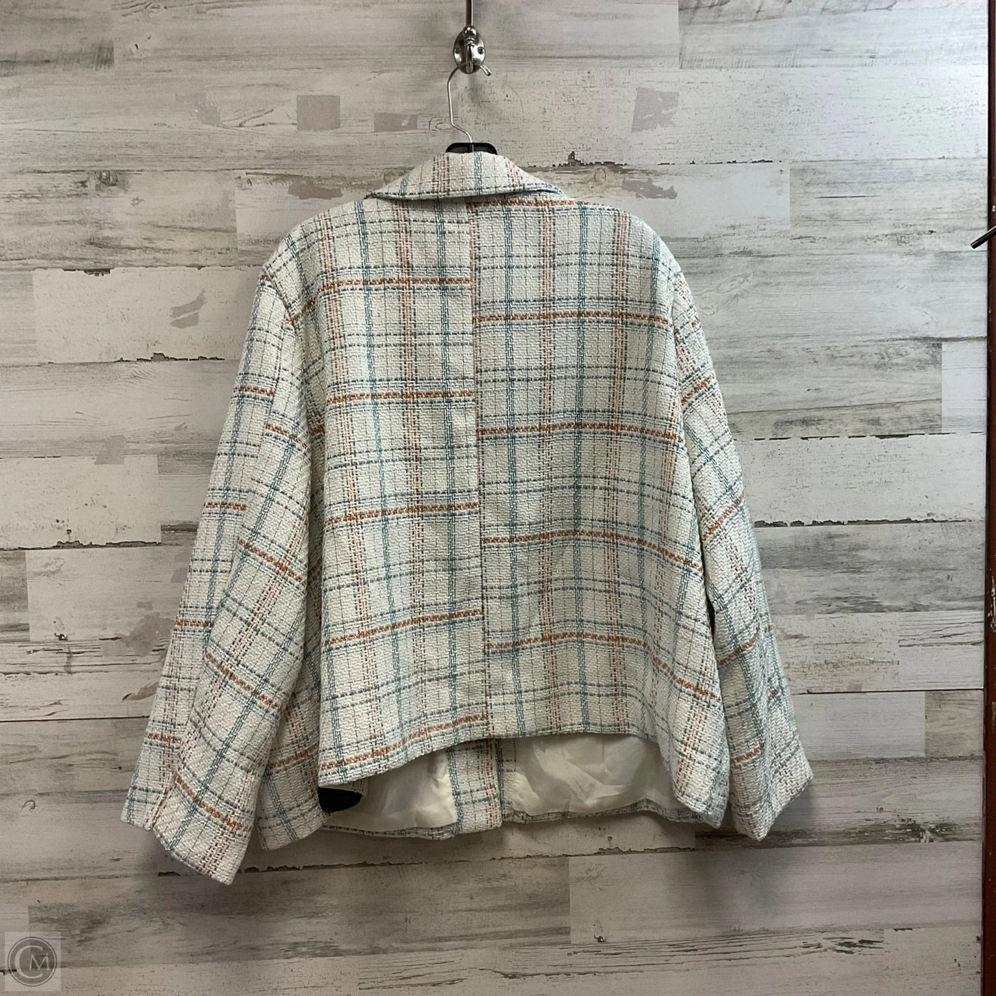 Jacket Other By Lc Lauren Conrad In Cream & Green, Size: 3x