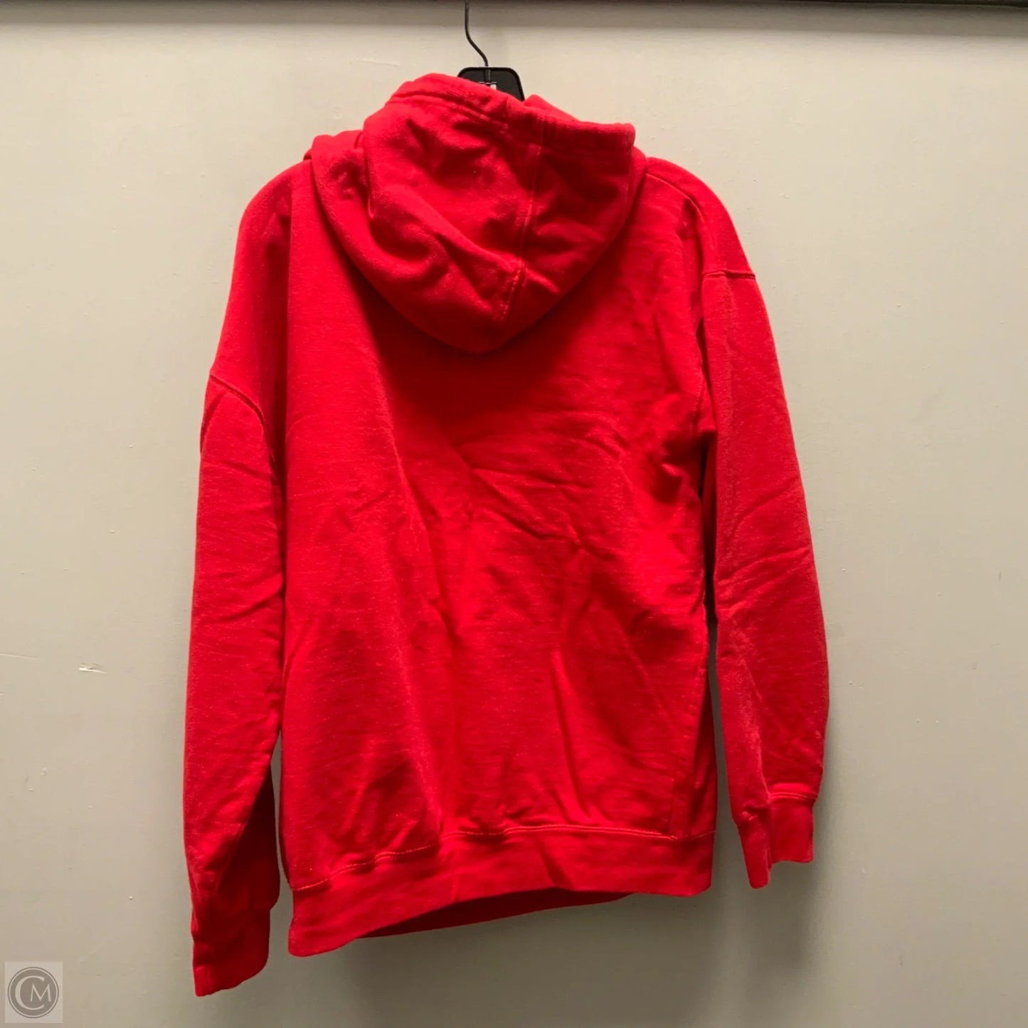 Sweatshirt Hoodie By MJ Apparel In Red, Size: L